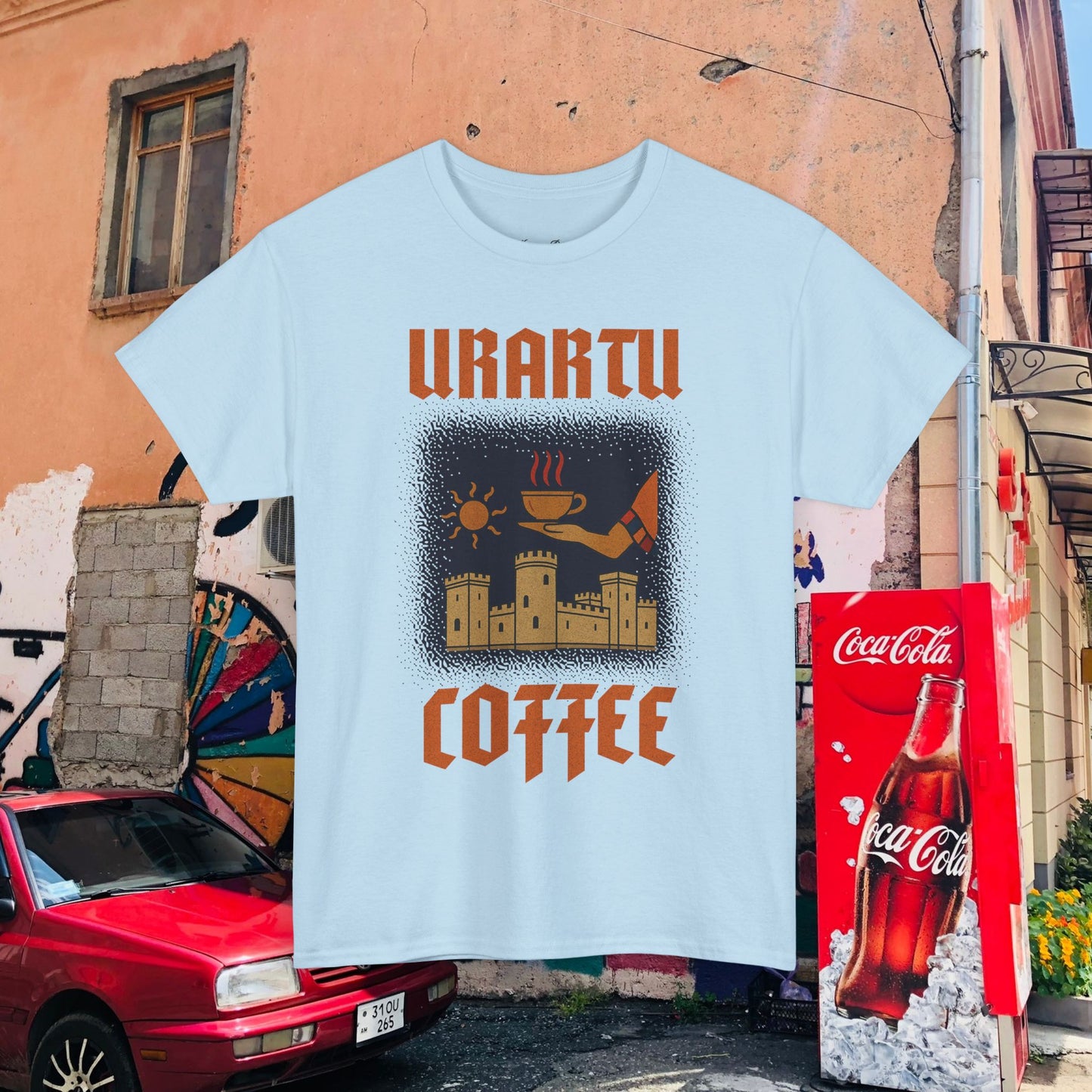 Urartu Coffee Graphic Design Unisex T-Shirt, Classic Tee