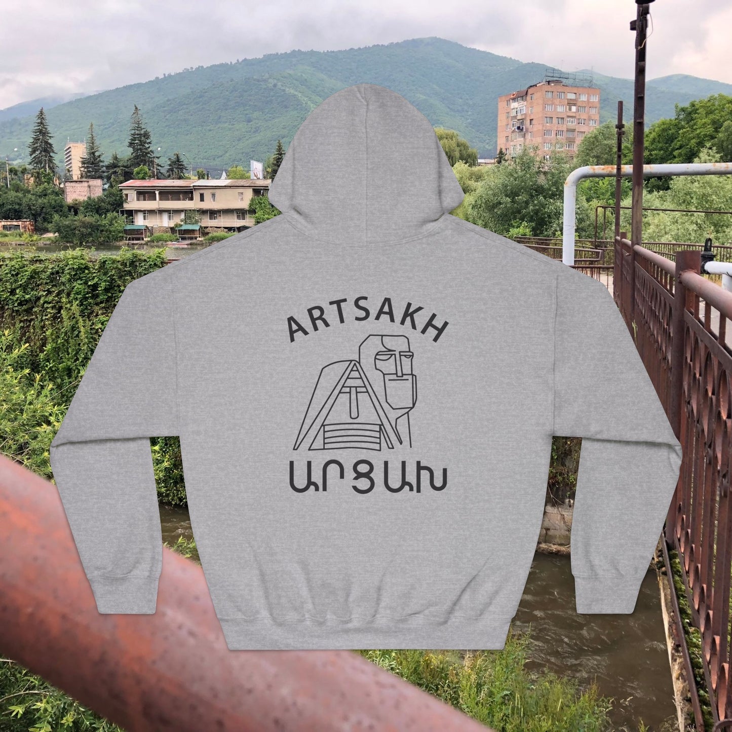 Vintage Artsakh Design Unisex Hoodie Sweatshirt Sweater