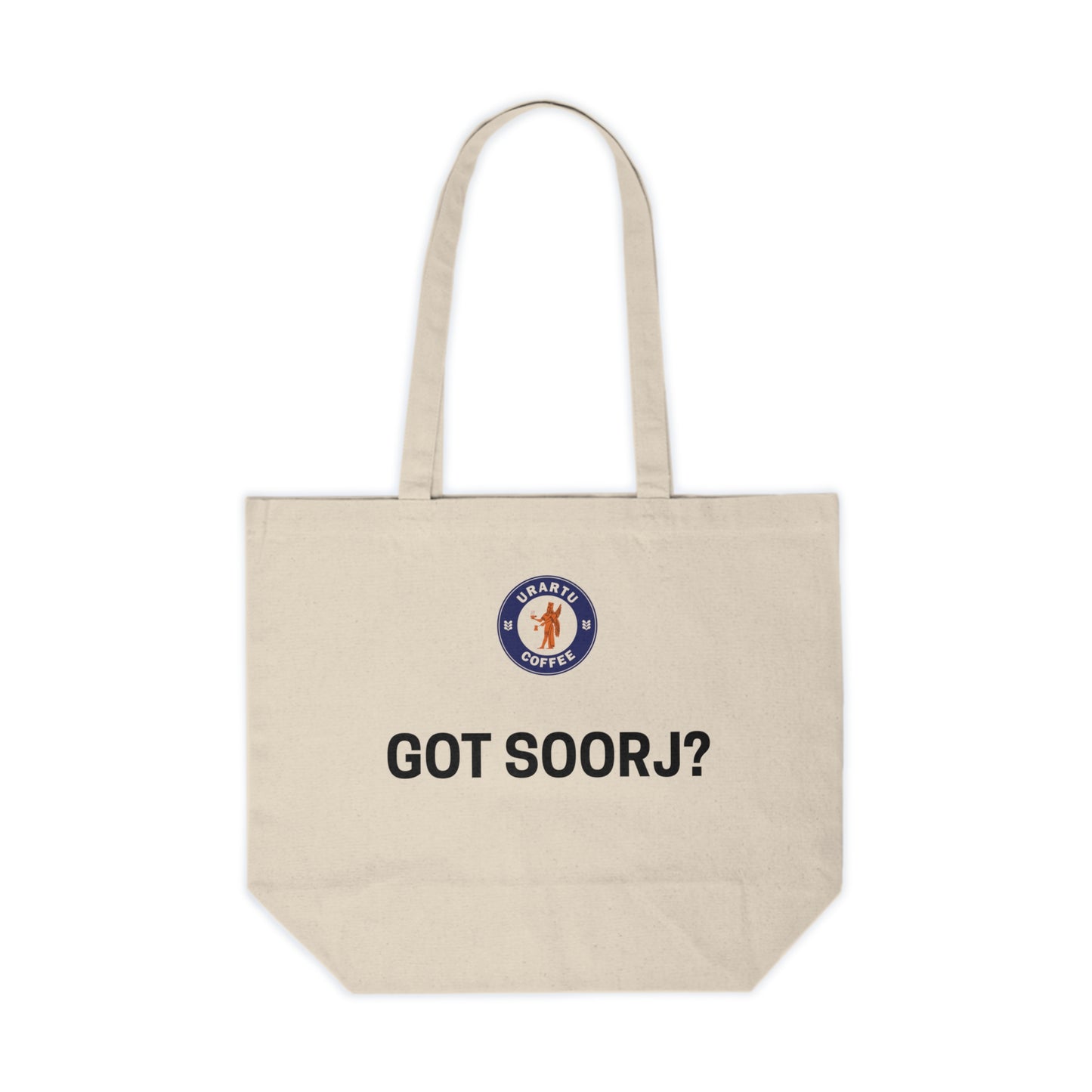 "Got Soorj?" Original Urartu Coffee Design Cotton Canvas Tote Bag