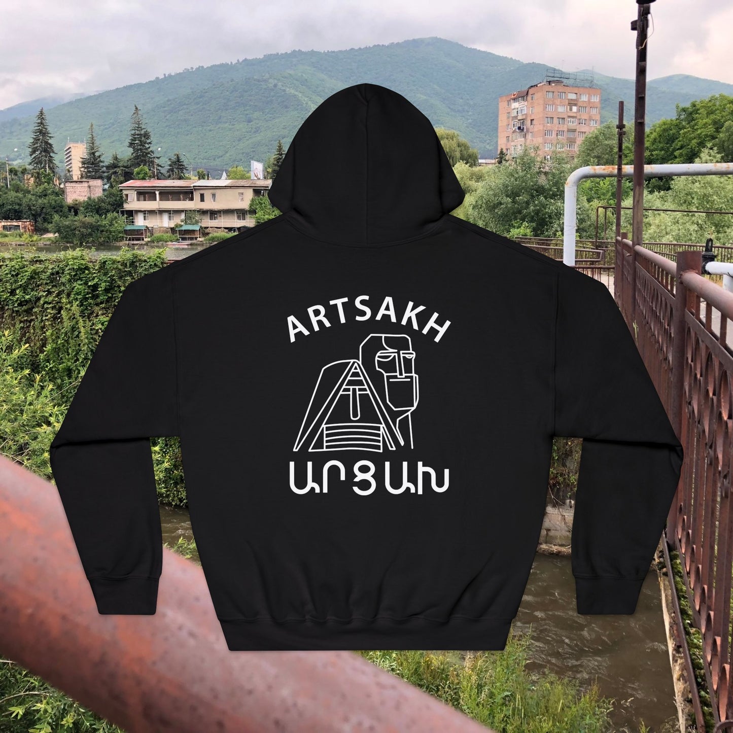 Vintage Artsakh Design Unisex Hoodie Sweatshirt Sweater