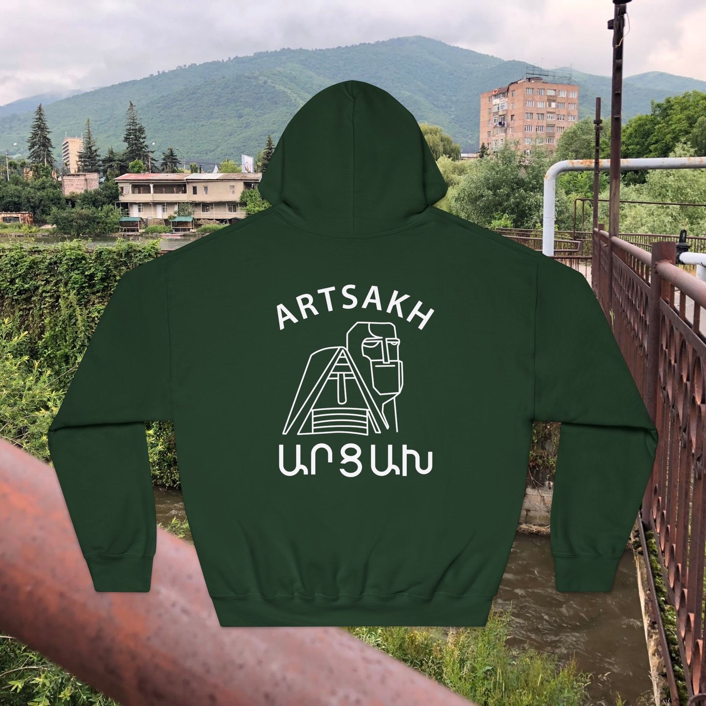 Vintage Artsakh Design Unisex Hoodie Sweatshirt Sweater