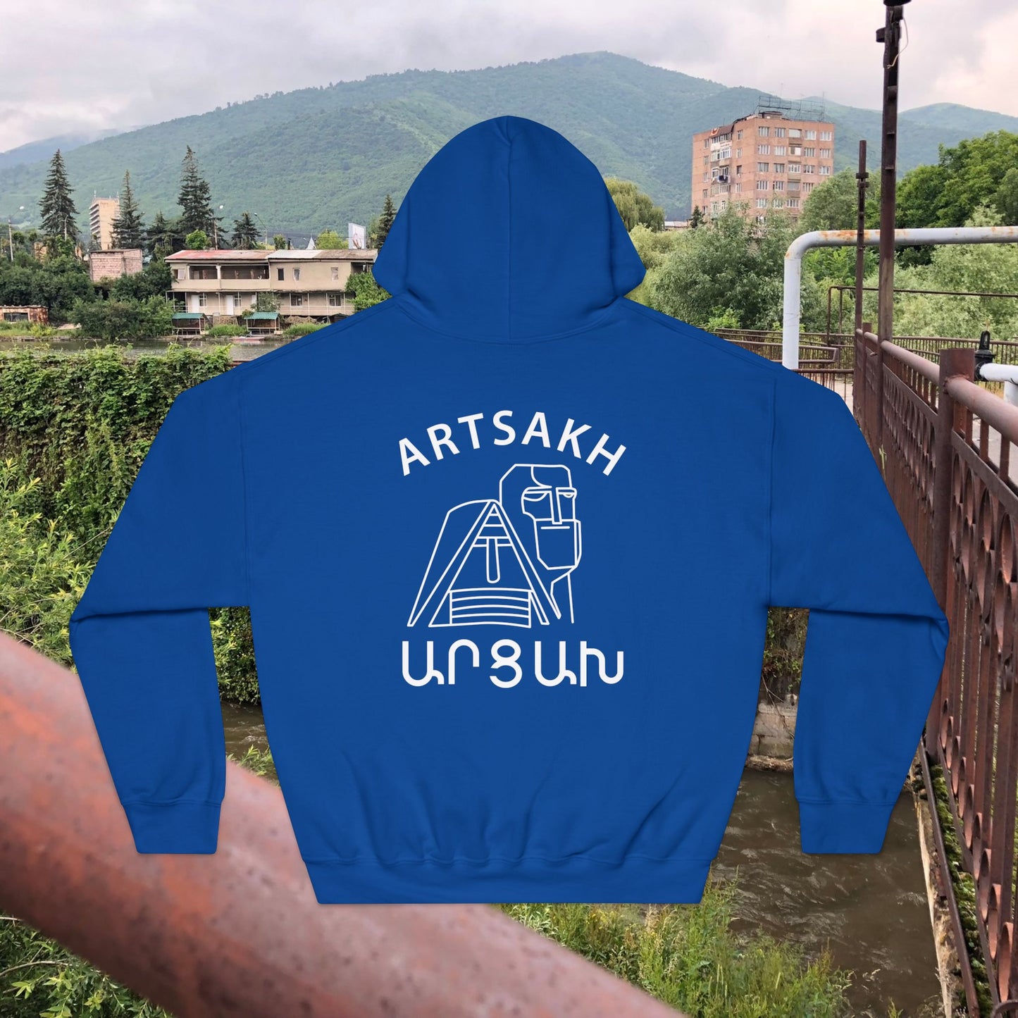 Vintage Artsakh Design Unisex Hoodie Sweatshirt Sweater