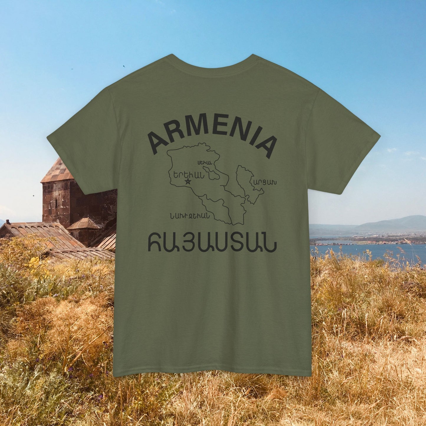 Vintage Armenia Design Unisex Heavy Cotton Tee, T-Shirt