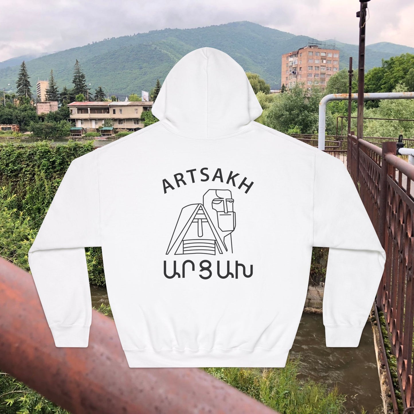 Vintage Artsakh Design Unisex Hoodie Sweatshirt Sweater