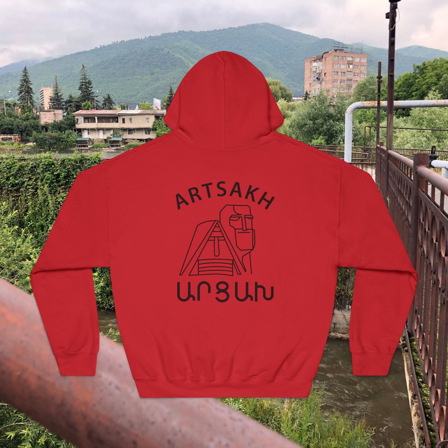 Vintage Artsakh Design Unisex Hoodie Sweatshirt Sweater