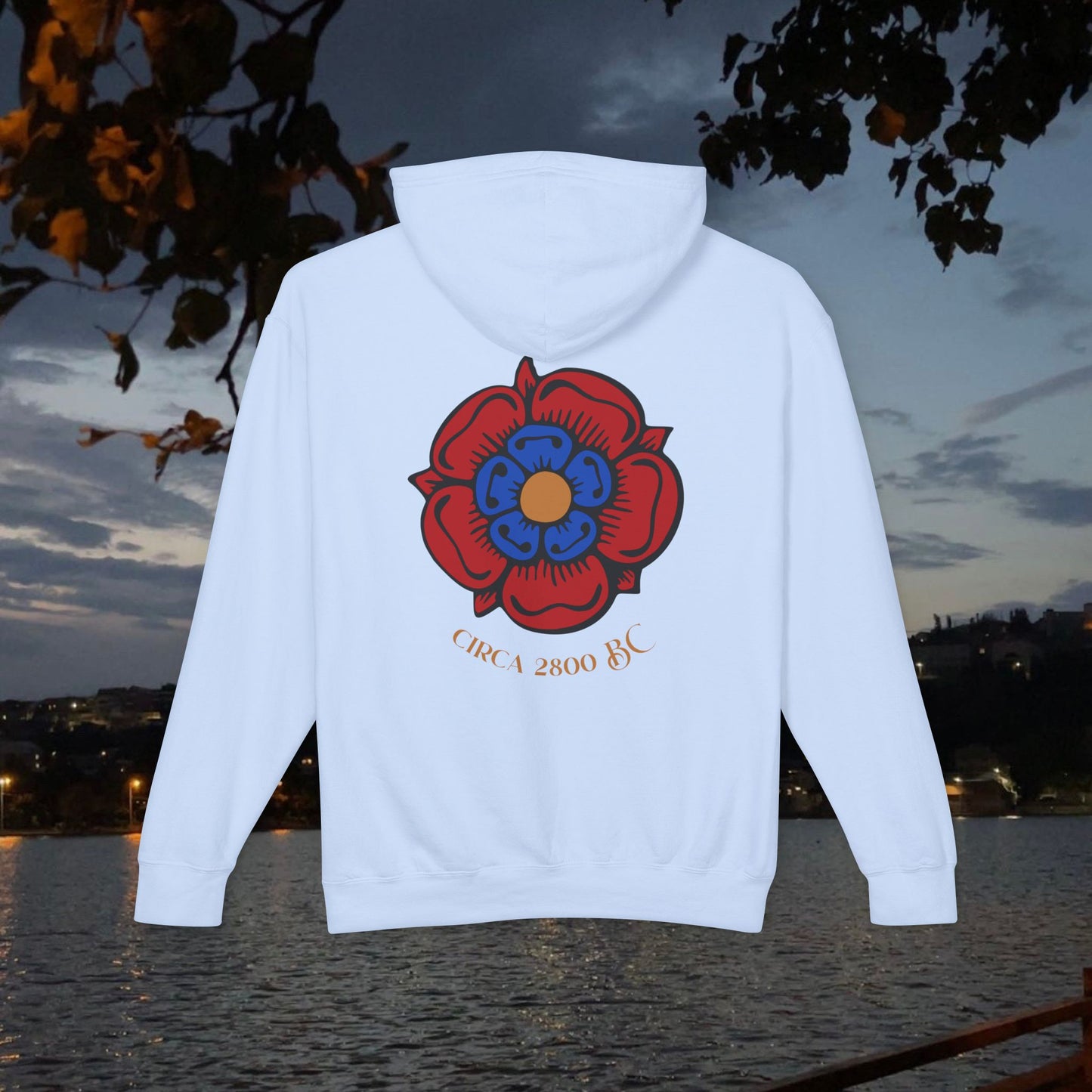 Nayirian Rose Design Hooded Sweatshirt, Hoodie