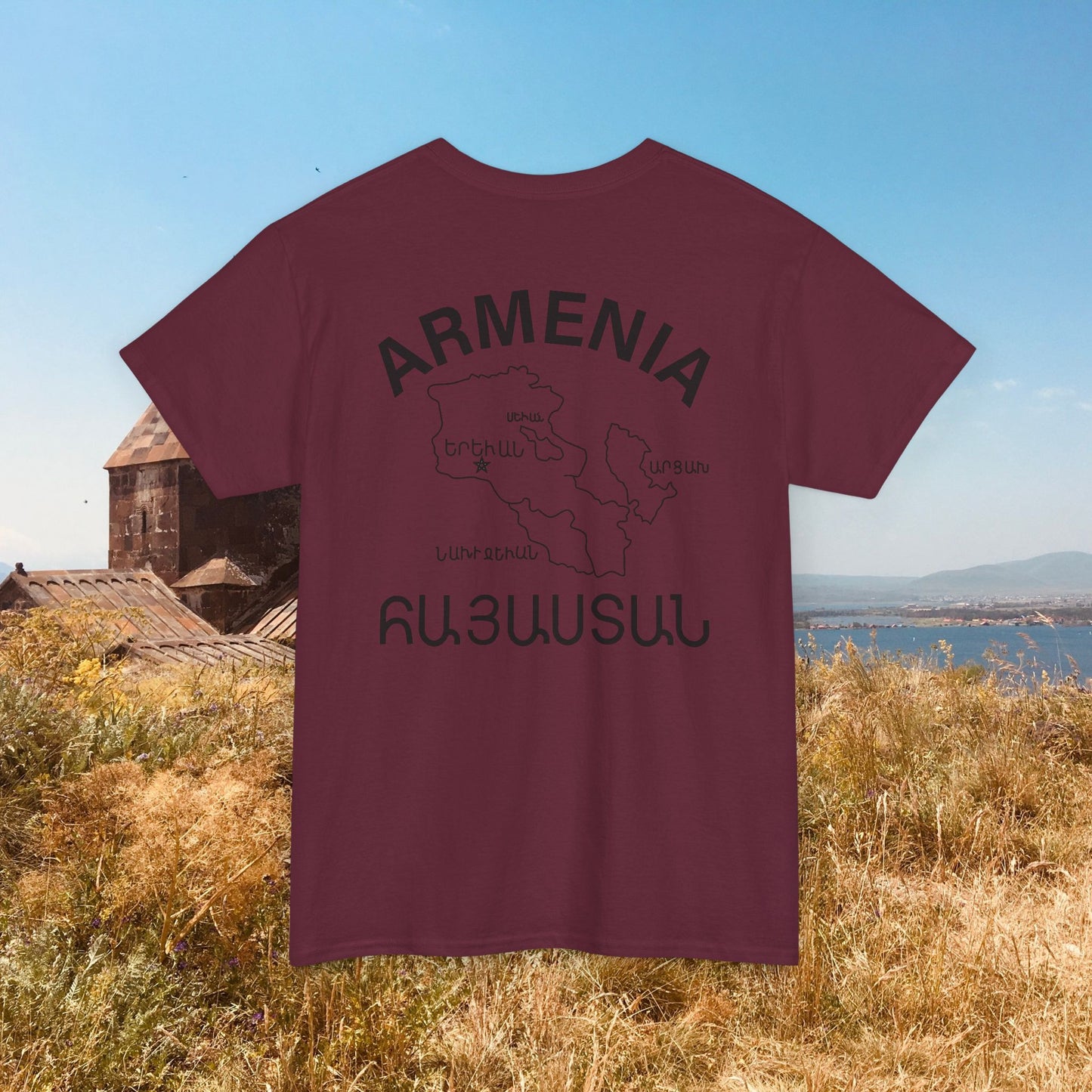 Vintage Armenia Design Unisex Heavy Cotton Tee, T-Shirt