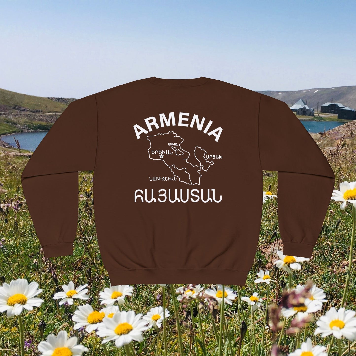 Vintage Armenia Design Unisex Crewneck Sweatshirt Sweater