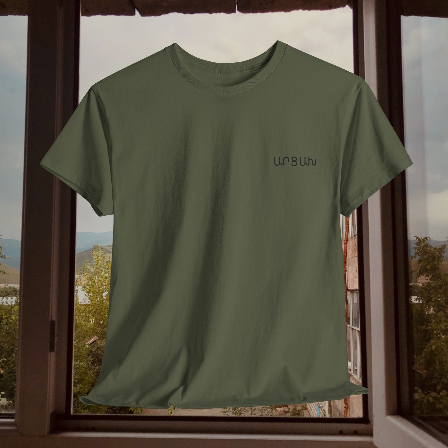 Vintage Artsakh Design Unisex Heavy Cotton Tee, T-Shirt