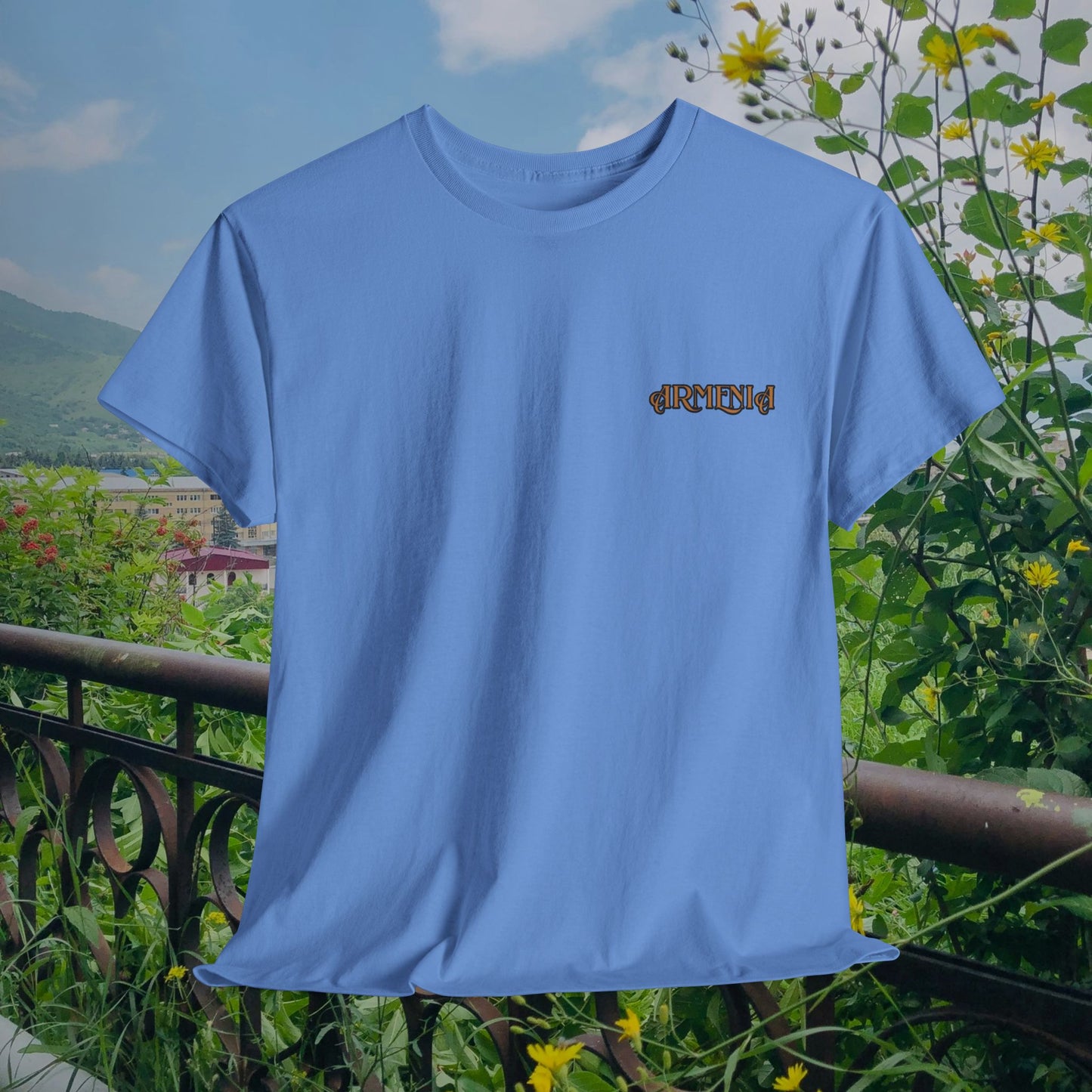 Armenia Unisex Heavy Cotton Tee, Front Design Only