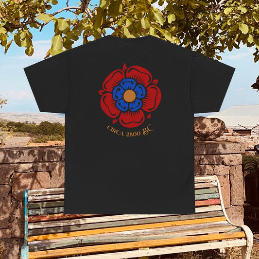 Nayirian Rose Design Unisex Cotton Tee, T-Shirt
