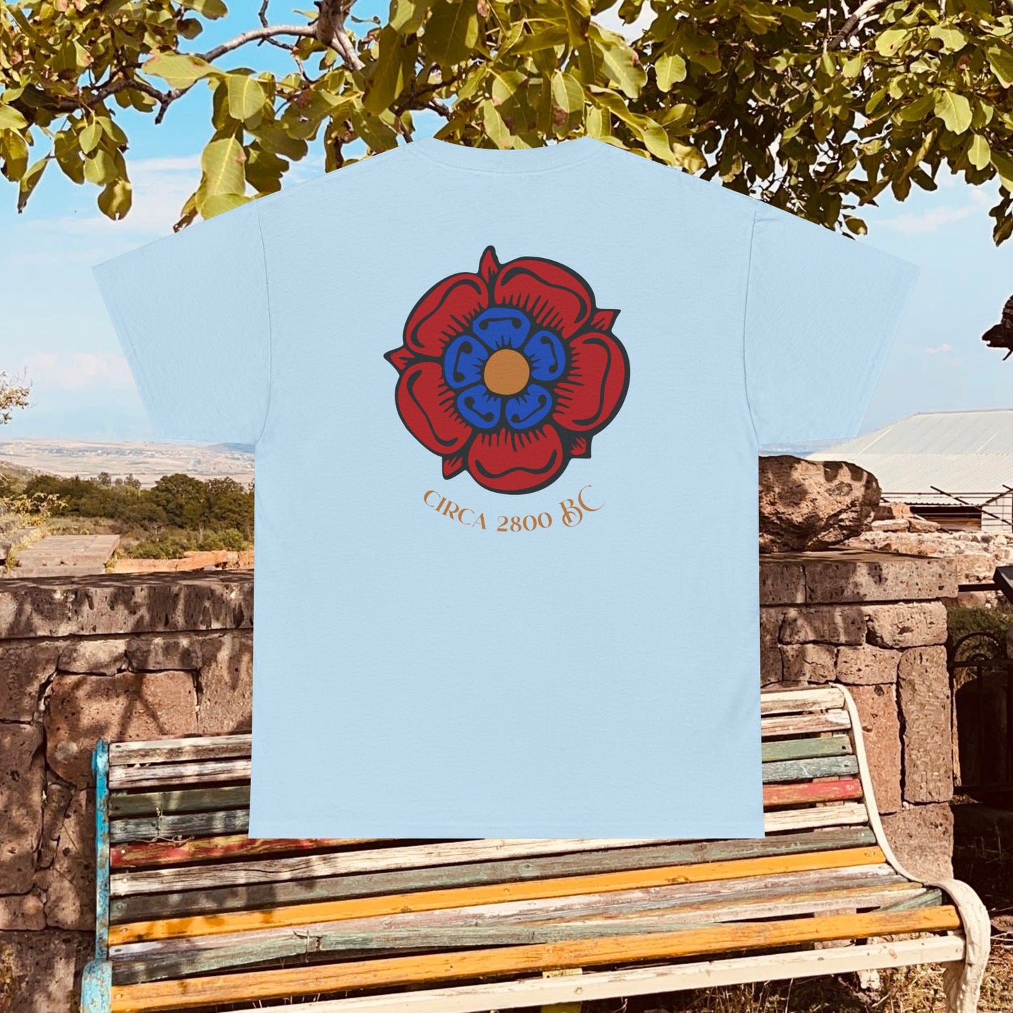 Nayirian Rose Design Unisex Cotton Tee, T-Shirt