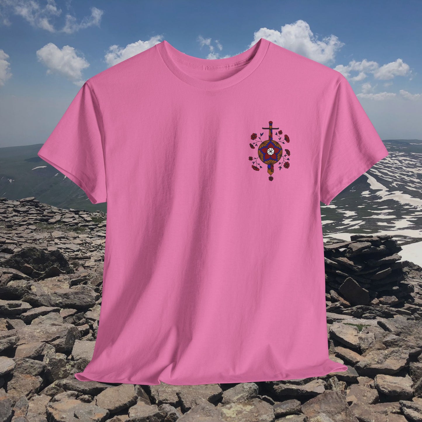 Sosé Mayrig Design Unisex Heavy Cotton Tee, Front Design Only