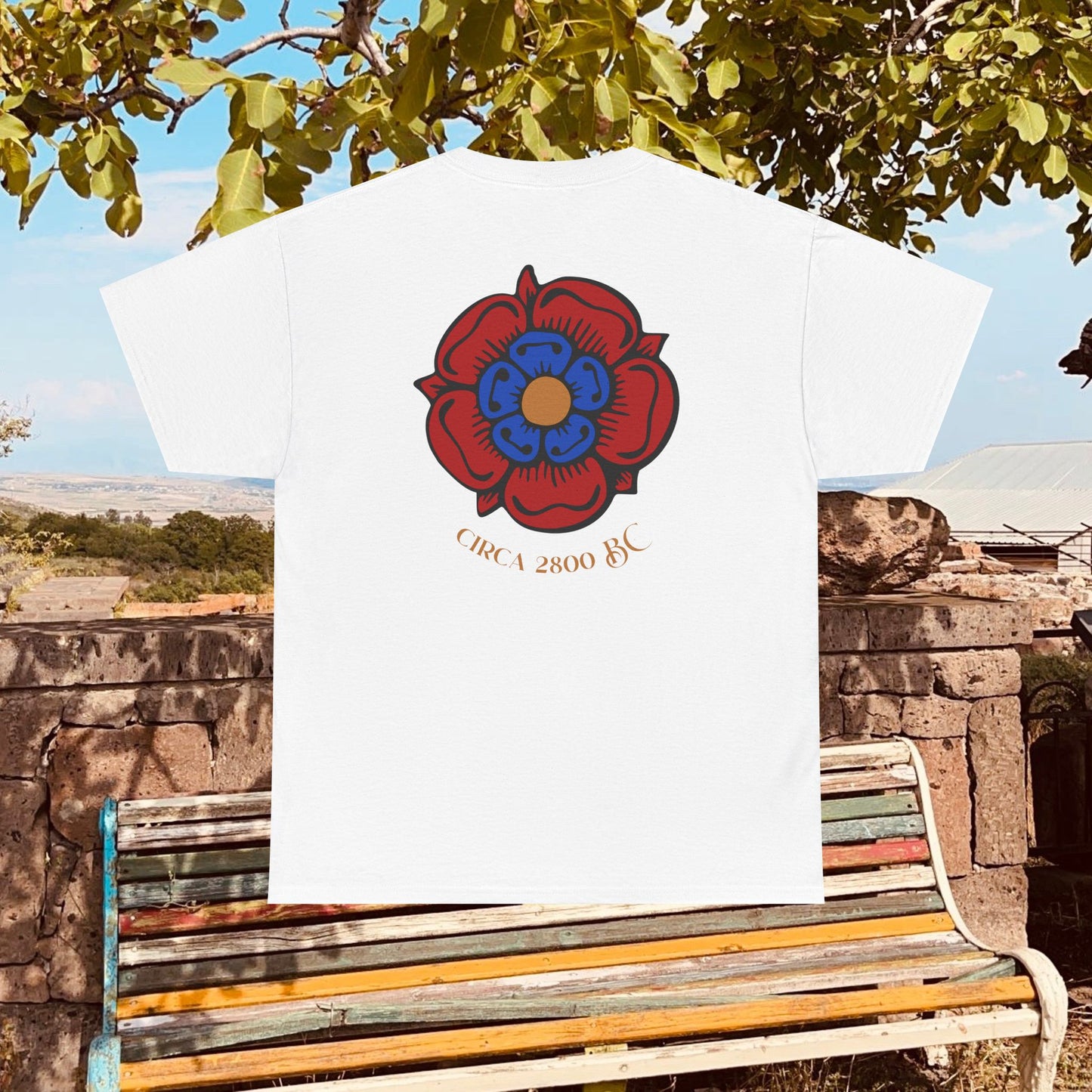 Nayirian Rose Design Unisex Cotton Tee, T-Shirt