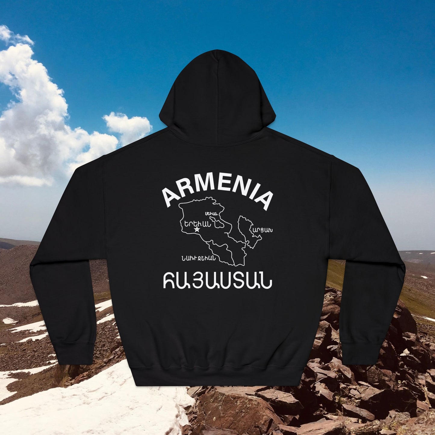 Vintage Armenia Design Unisex Hoodie Sweatshirt Sweater