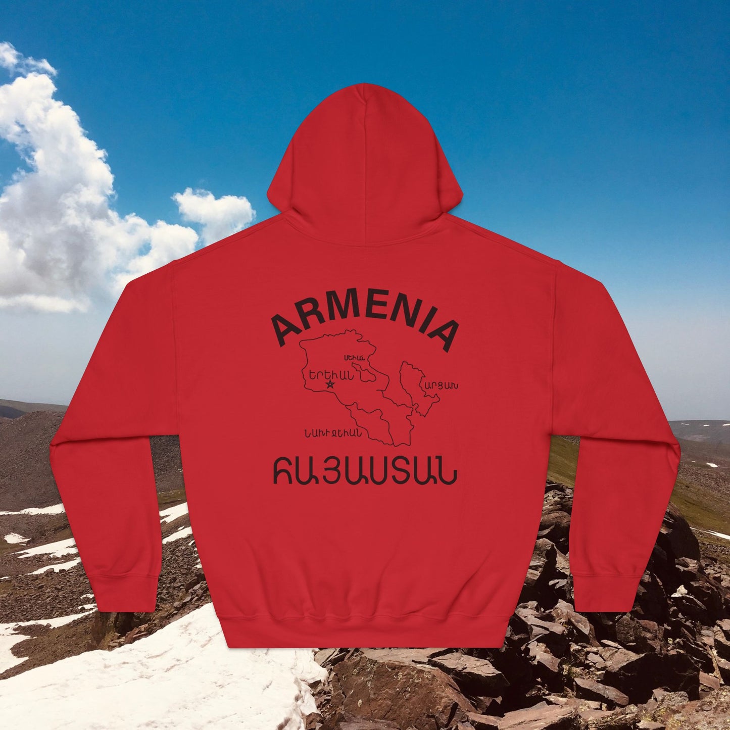 Vintage Armenia Design Unisex Hoodie Sweatshirt Sweater