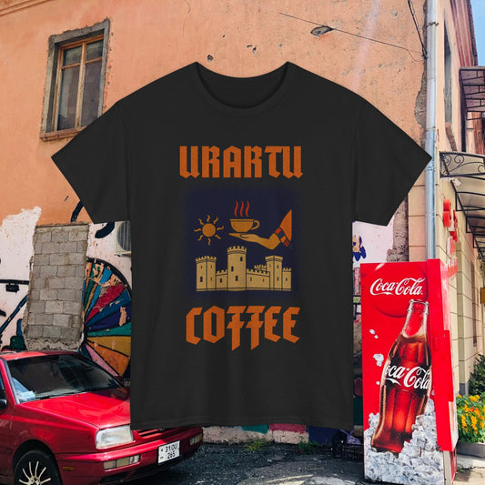 Urartu Coffee Graphic Design Unisex Heavy Cotton Tee, T-Shirt