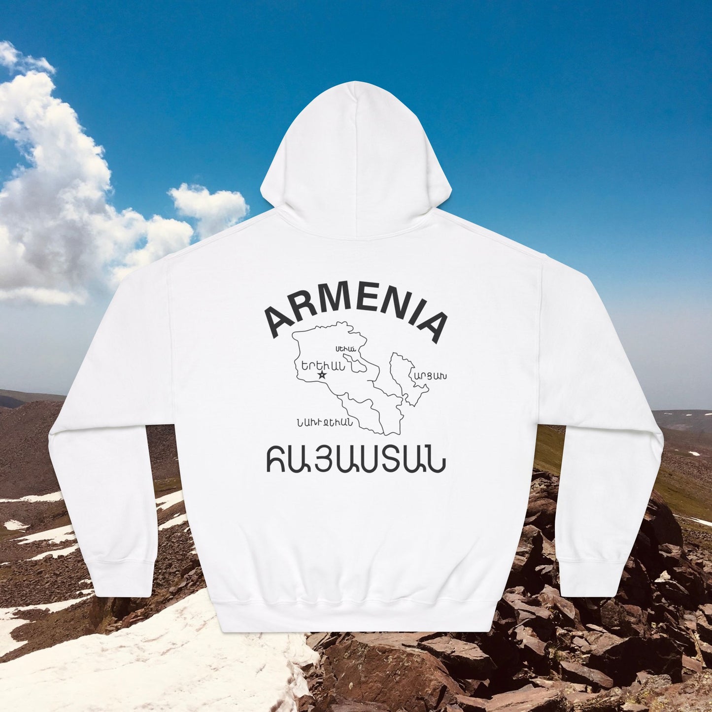 Vintage Armenia Design Unisex Hoodie Sweatshirt Sweater