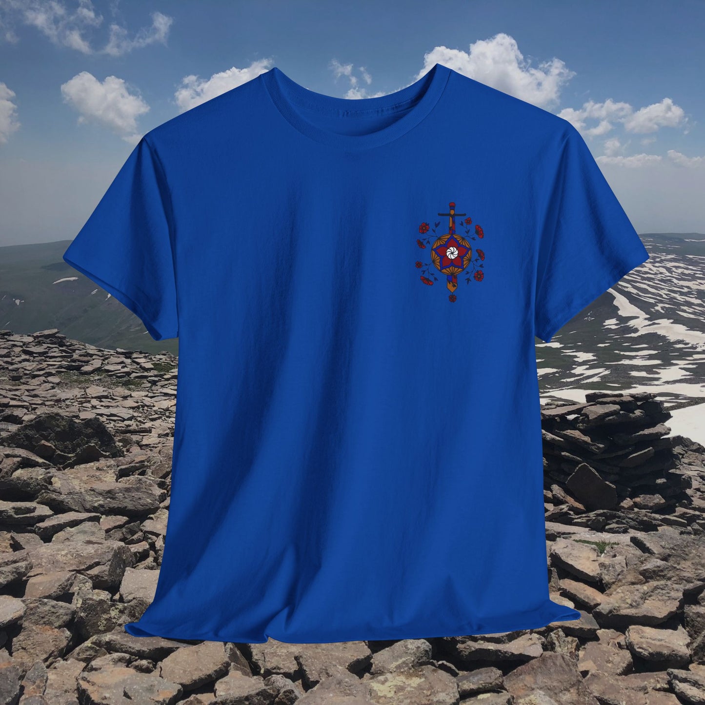 Sosé Mayrig Design Unisex Heavy Cotton Tee, Front Design Only