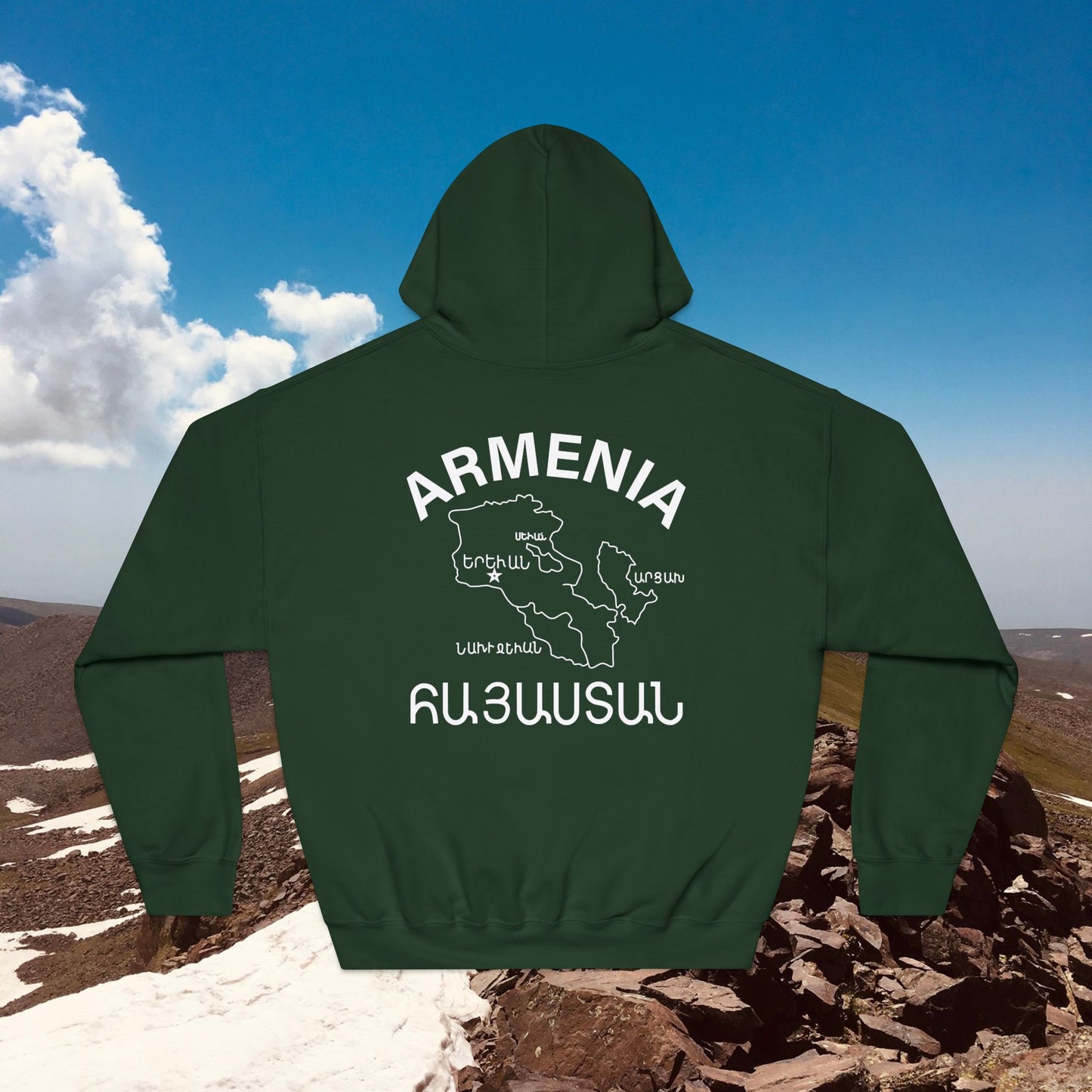 Vintage Armenia Design Unisex Hoodie Sweatshirt Sweater