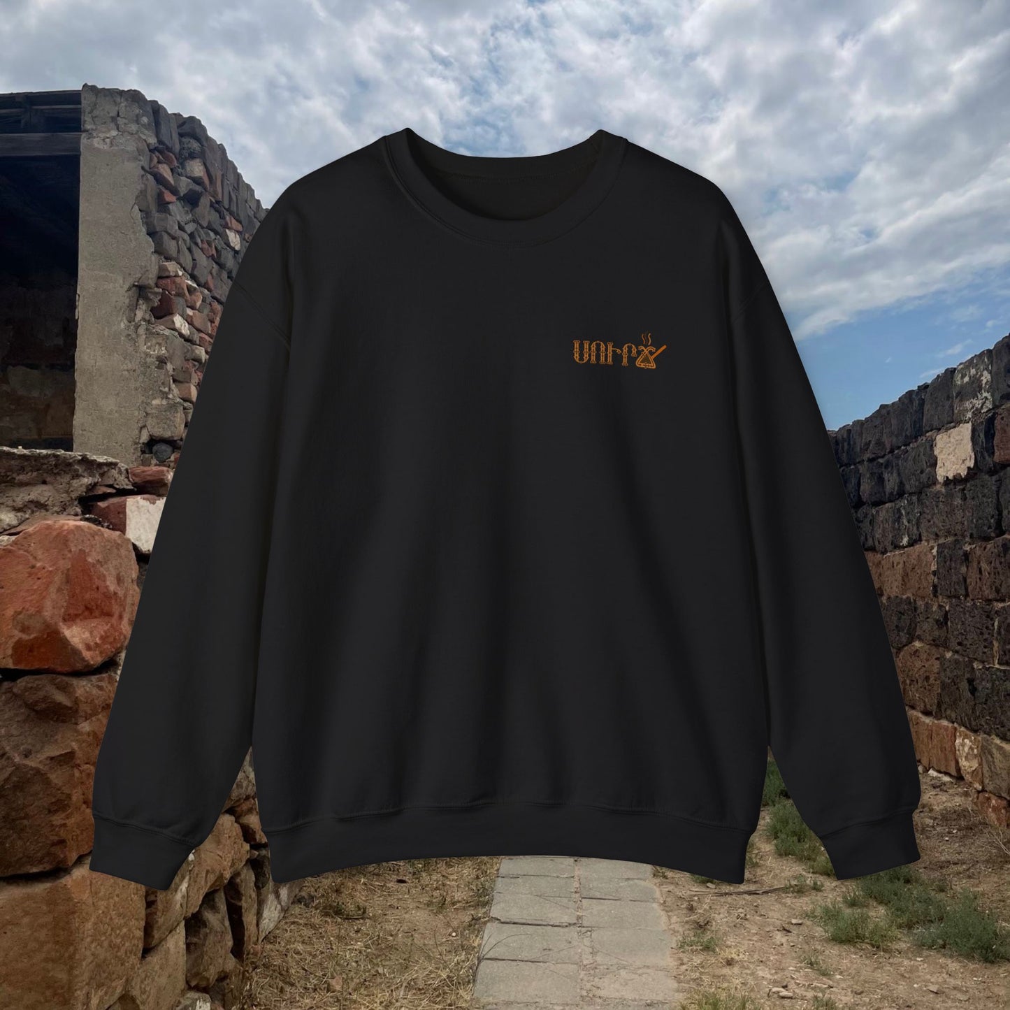 Urartu Coffeehouse English Design Unisex Crewneck Sweater, Sweatshirt