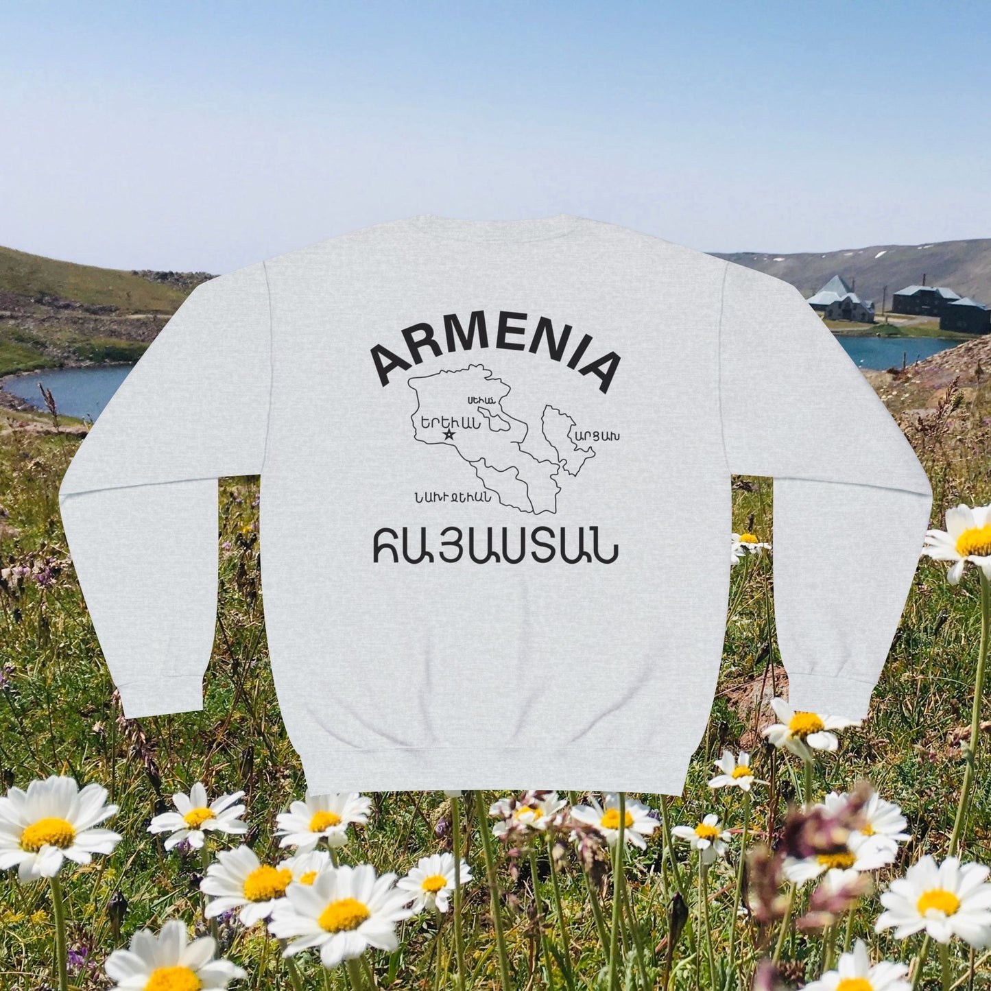 Vintage Armenia Design Unisex Crewneck Sweatshirt Sweater