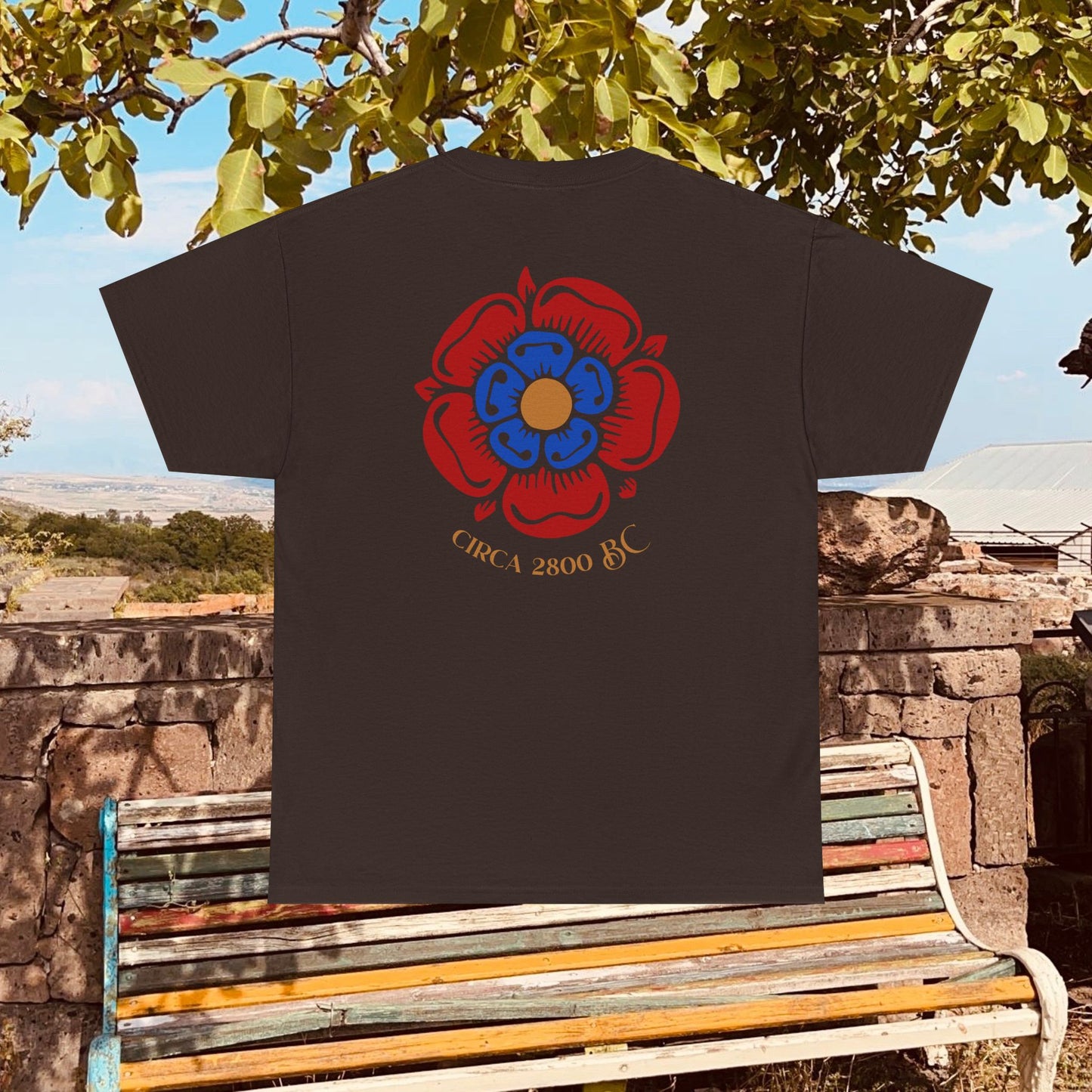 Nayirian Rose Design Unisex Cotton Tee, T-Shirt