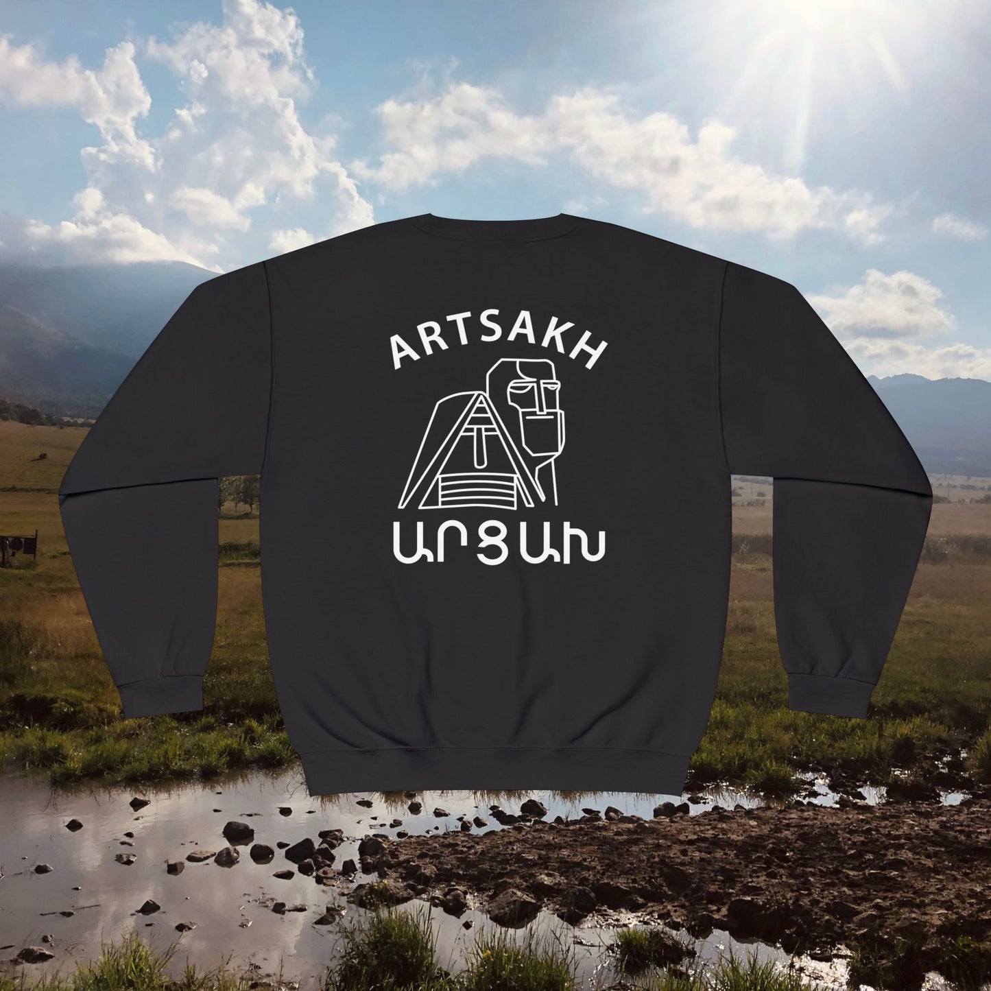 Vintage Artsakh Design Unisex Crewneck Sweatshirt Sweater