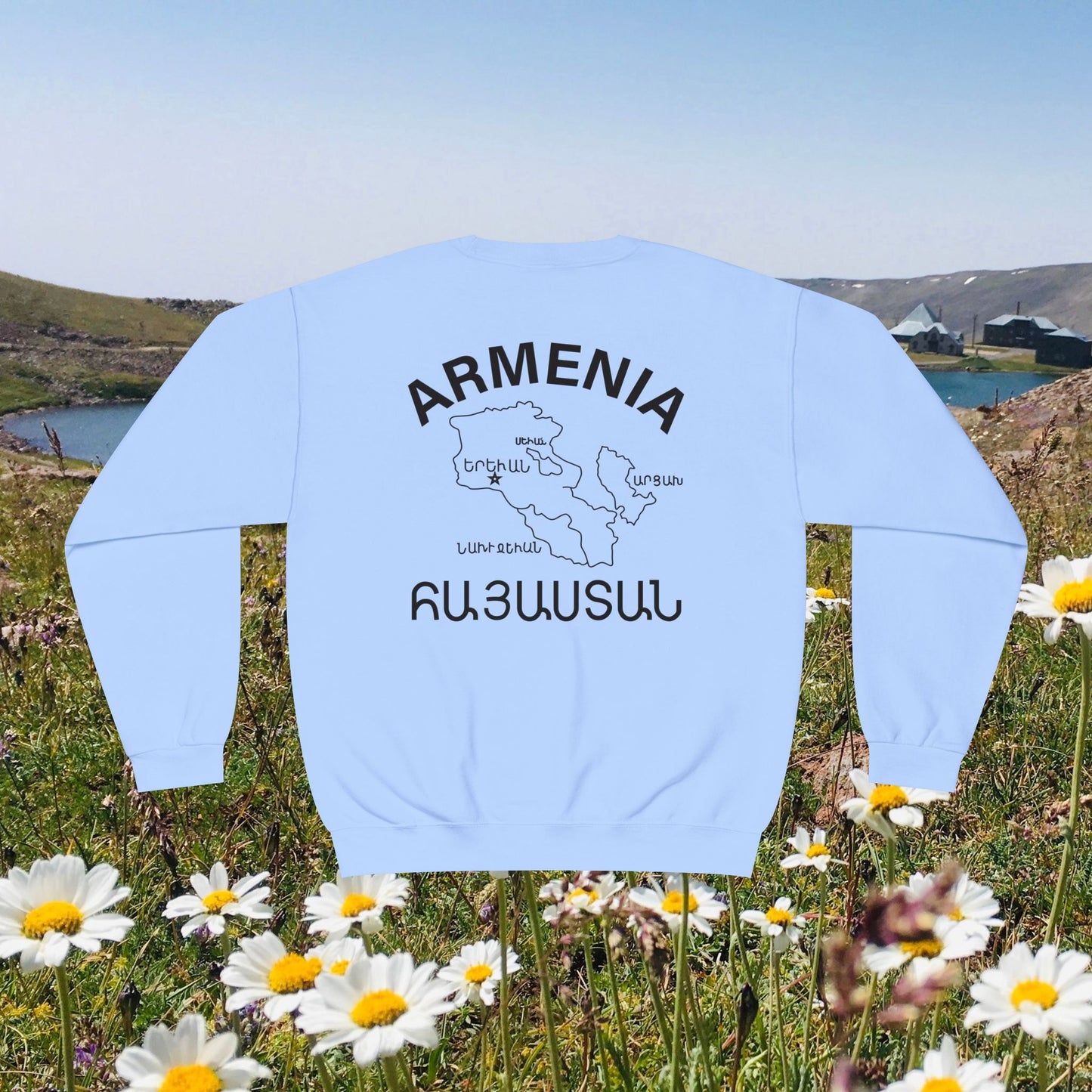 Vintage Armenia Design Unisex Crewneck Sweatshirt Sweater
