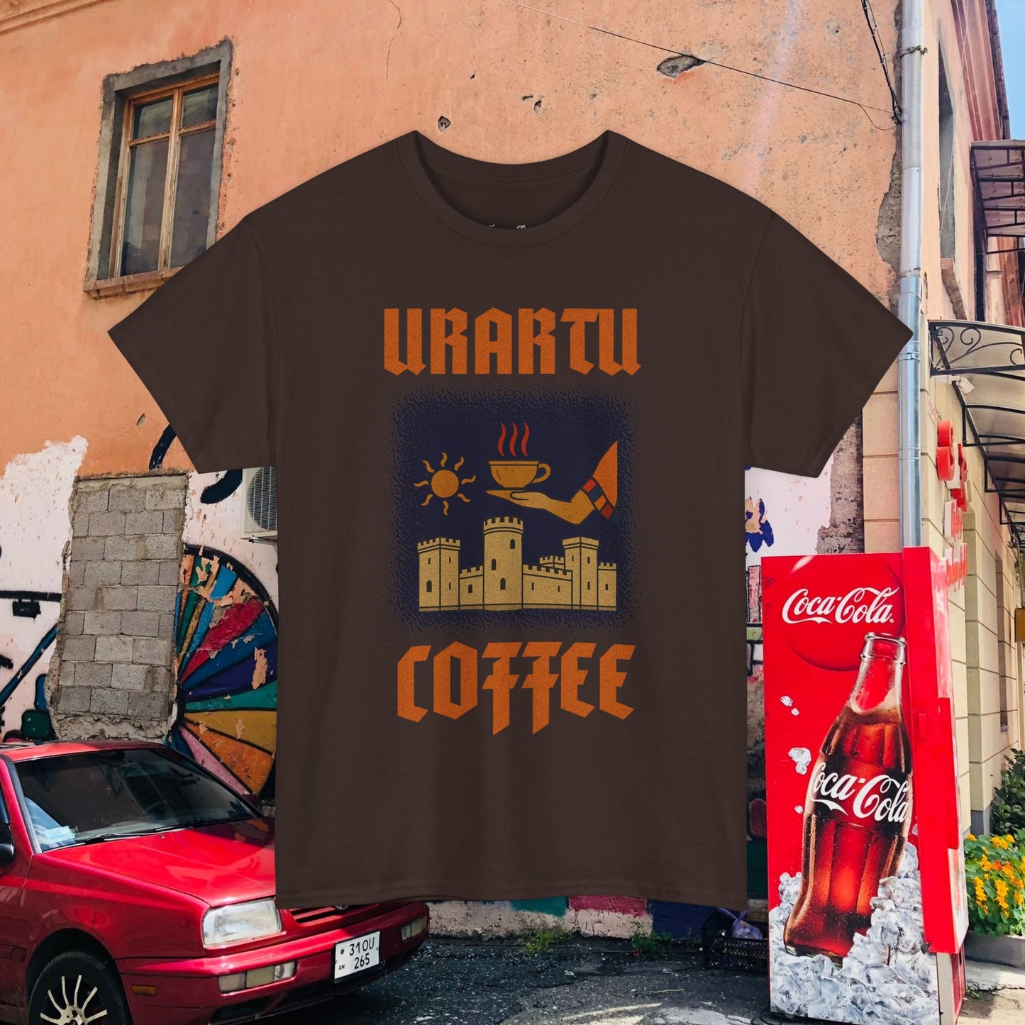 Urartu Coffee Graphic Design Unisex T-Shirt, Classic Tee