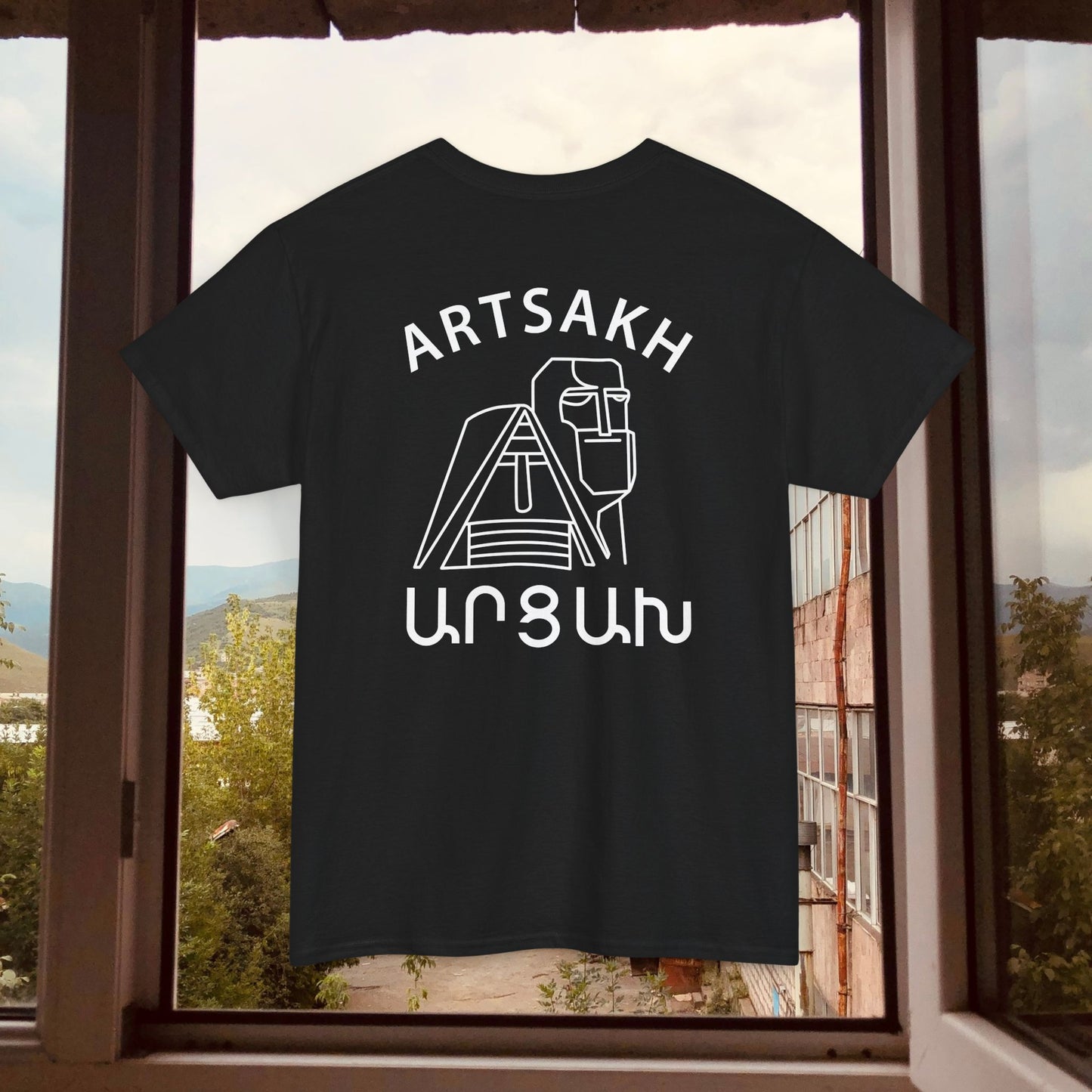 Vintage Artsakh Design Unisex Heavy Cotton Tee, T-Shirt