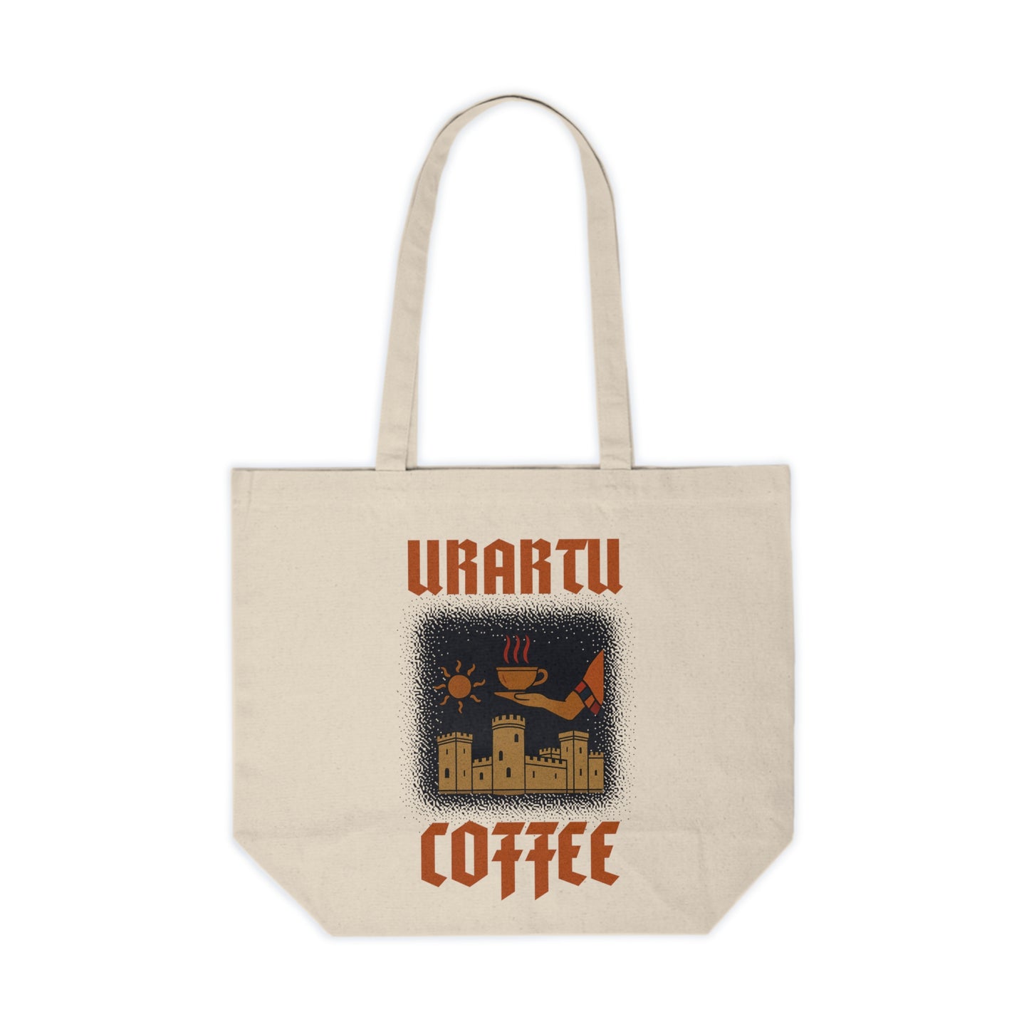 Urartu Coffee Graphic Design Cotton Canvas Tote Bag