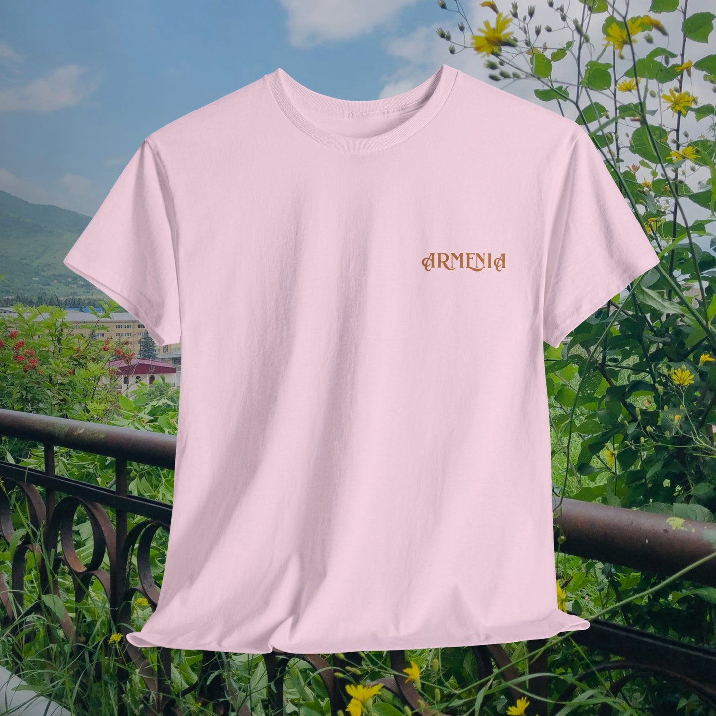 Armenia Unisex Heavy Cotton Tee, Front Design Only