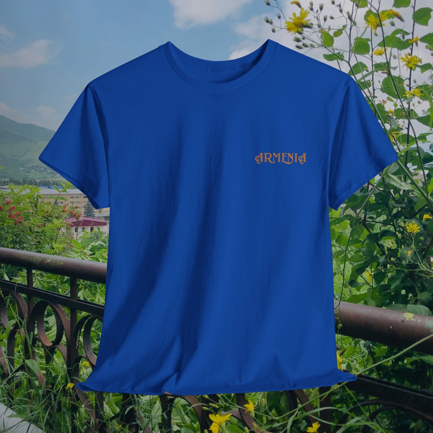 Armenia Unisex Heavy Cotton Tee, Front Design Only