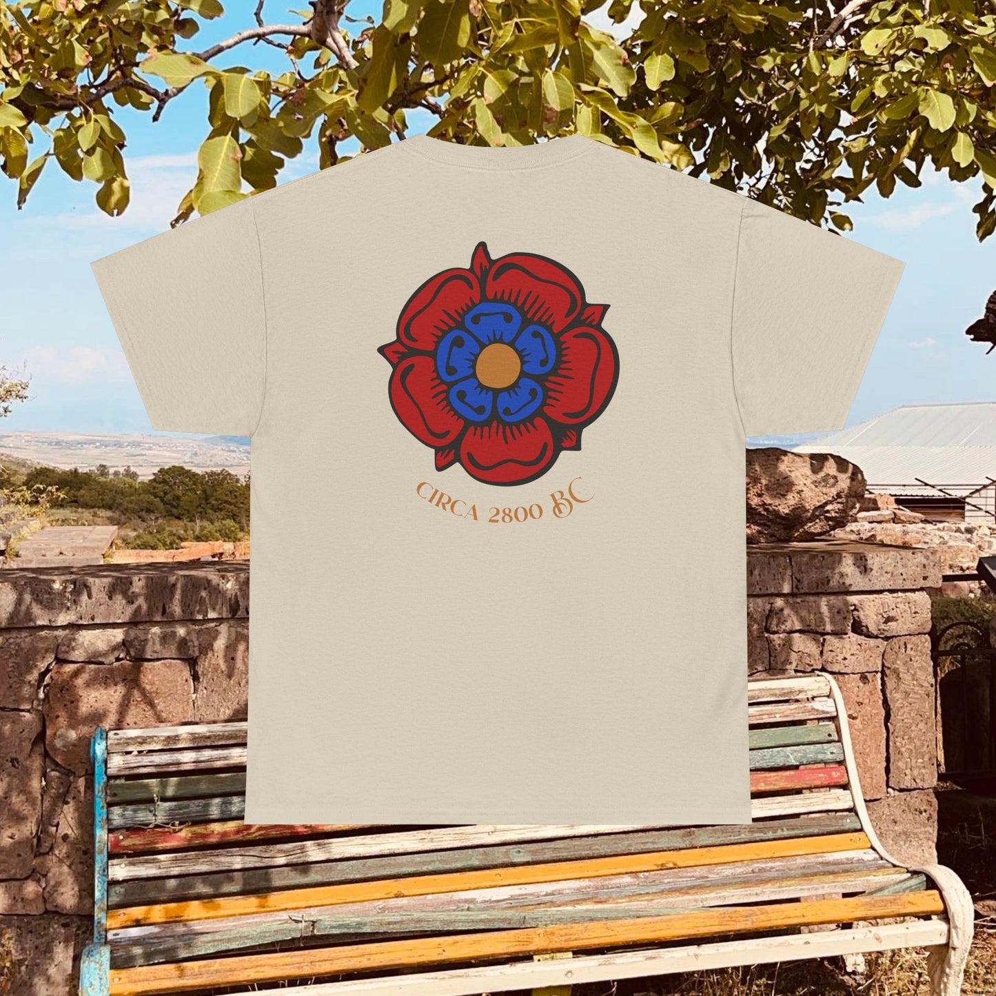 Nayirian Rose Design Unisex Cotton Tee, T-Shirt