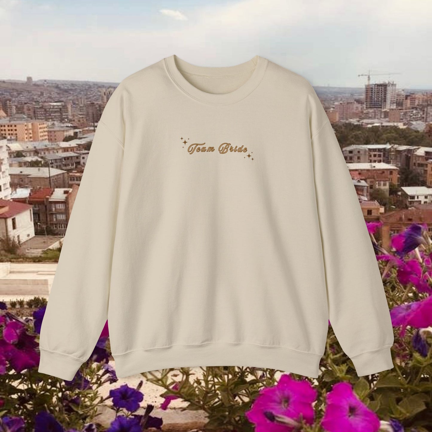 "Team Bride" Armenian Bride Design Bridesmaid Crewneck Sweater, Sweatshirt
