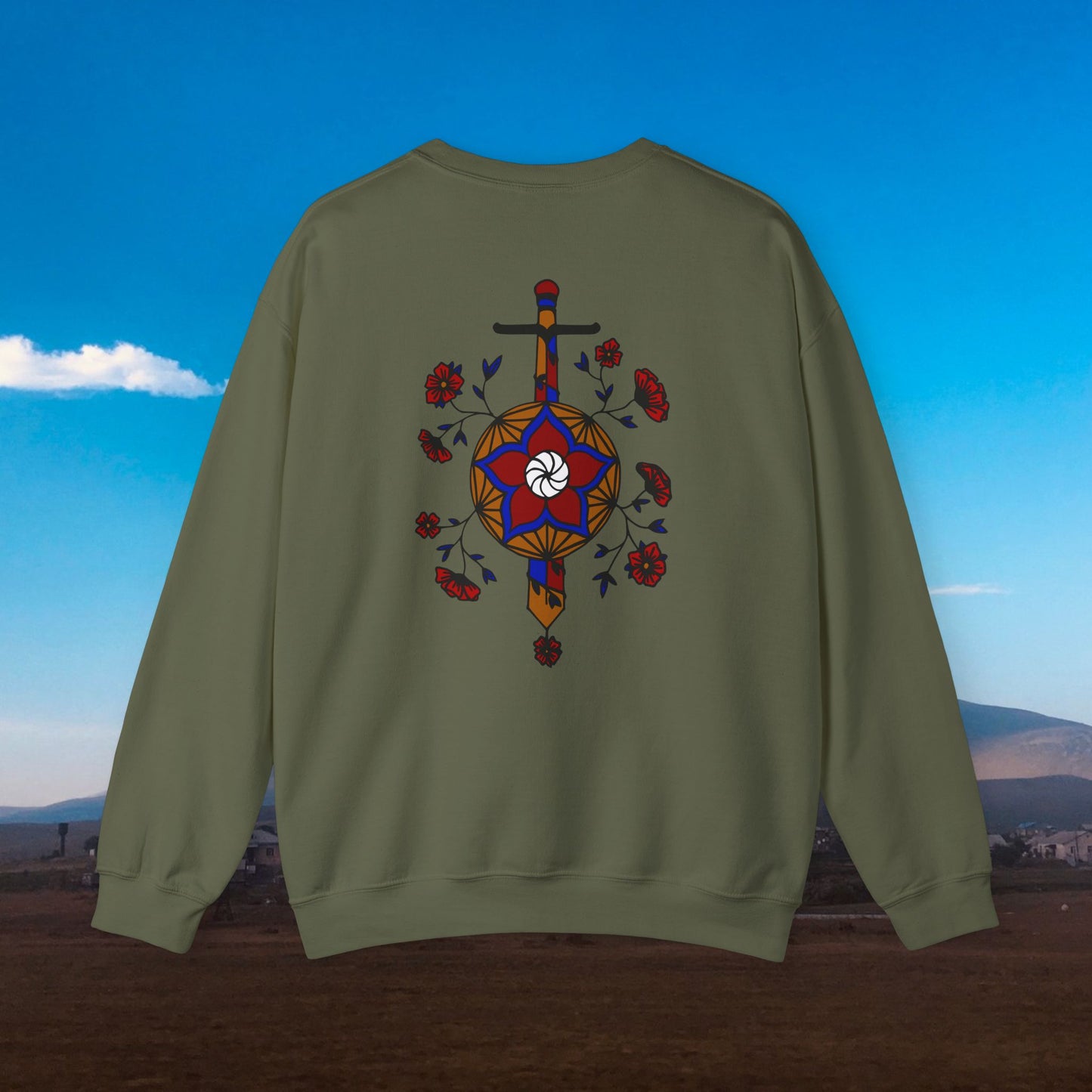 Sosé Mayrig Design Crewneck Sweatshirt, Sweater