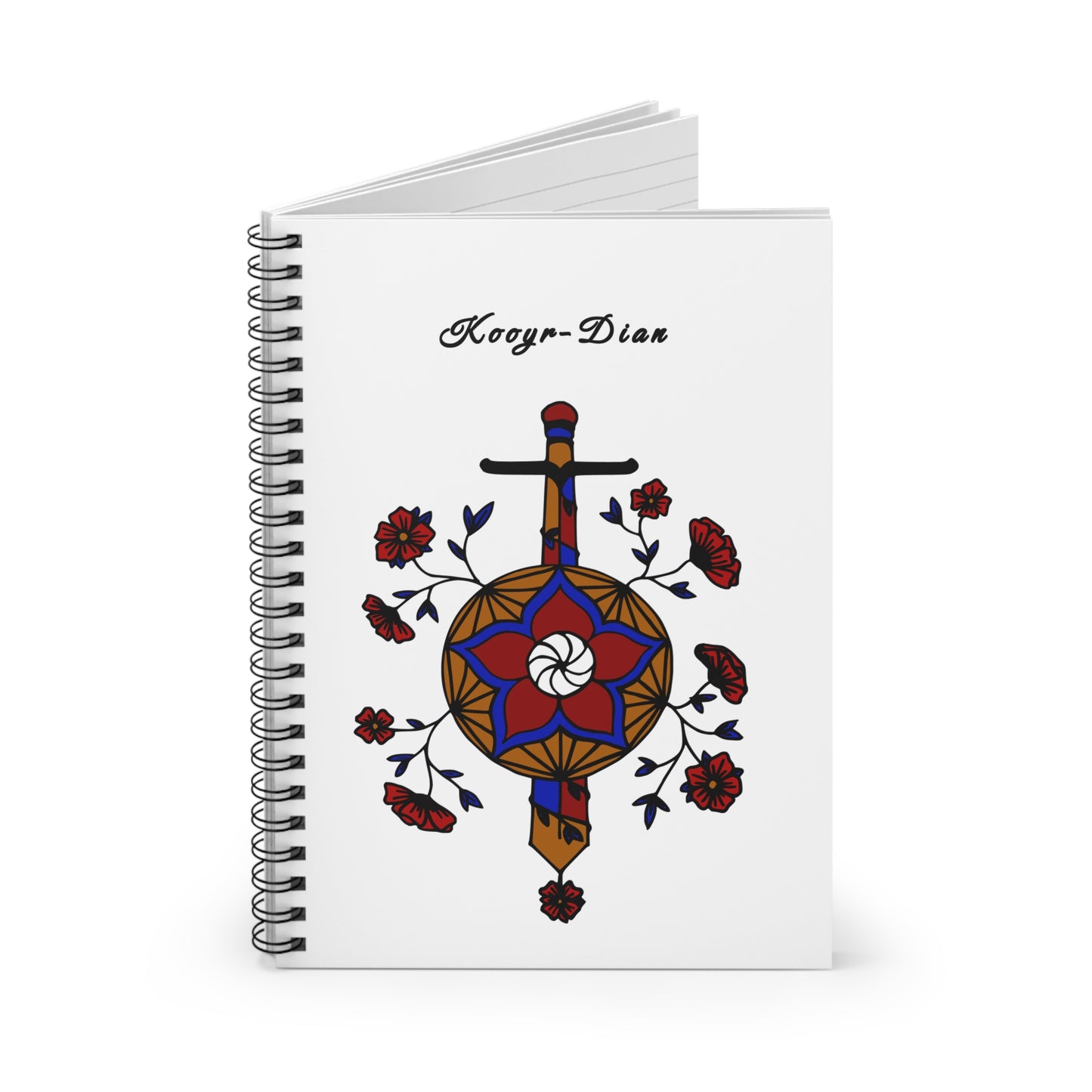 Sosé Mayrig Design Spiral Notebook - Ruled Line