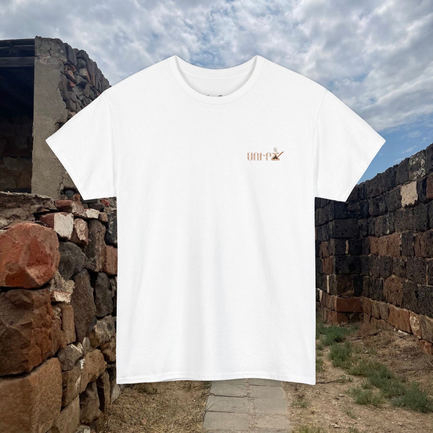 Urartu Coffeehouse English Design Unisex Heavy Cotton T-Shirt, Classic Tee