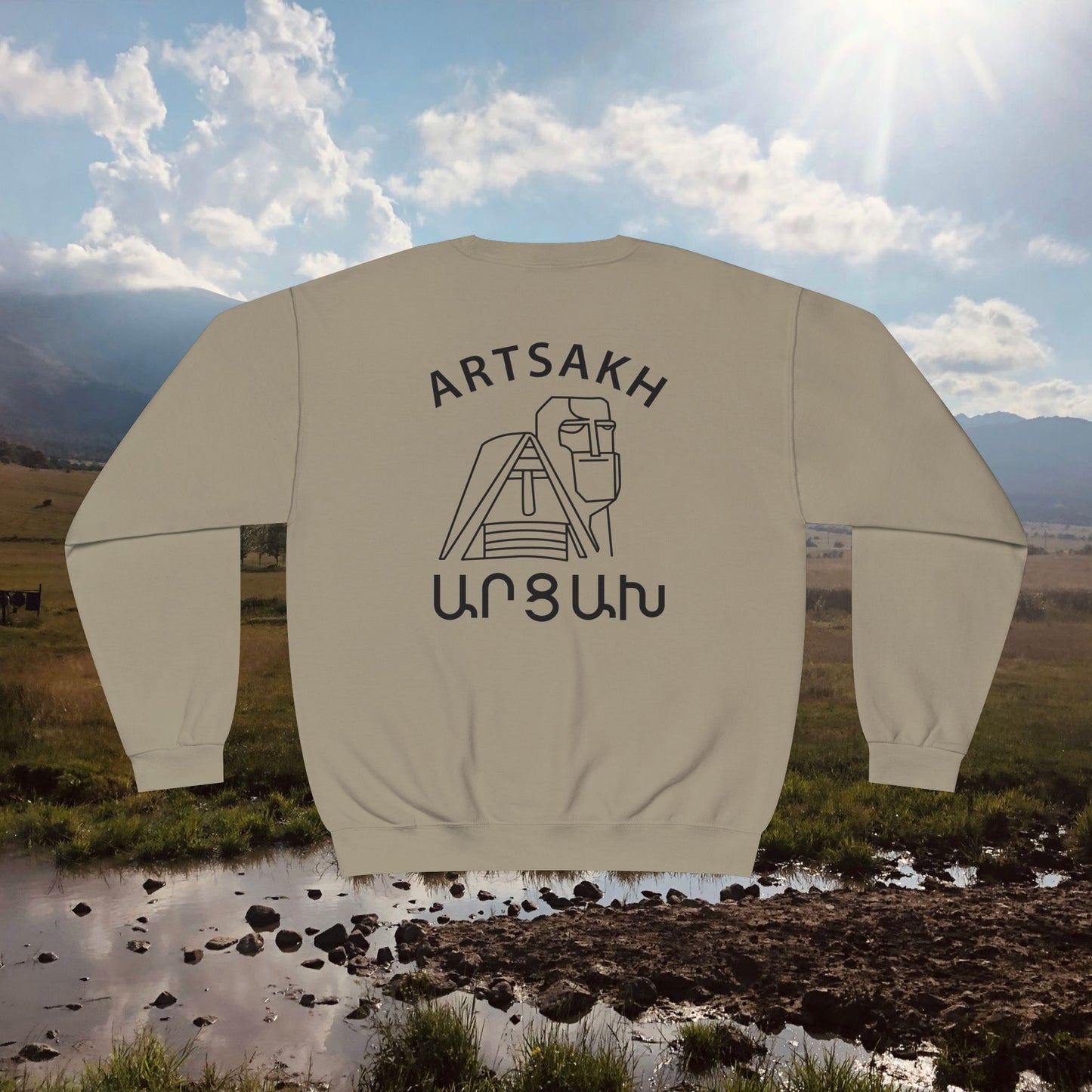 Vintage Artsakh Design Unisex Crewneck Sweatshirt Sweater