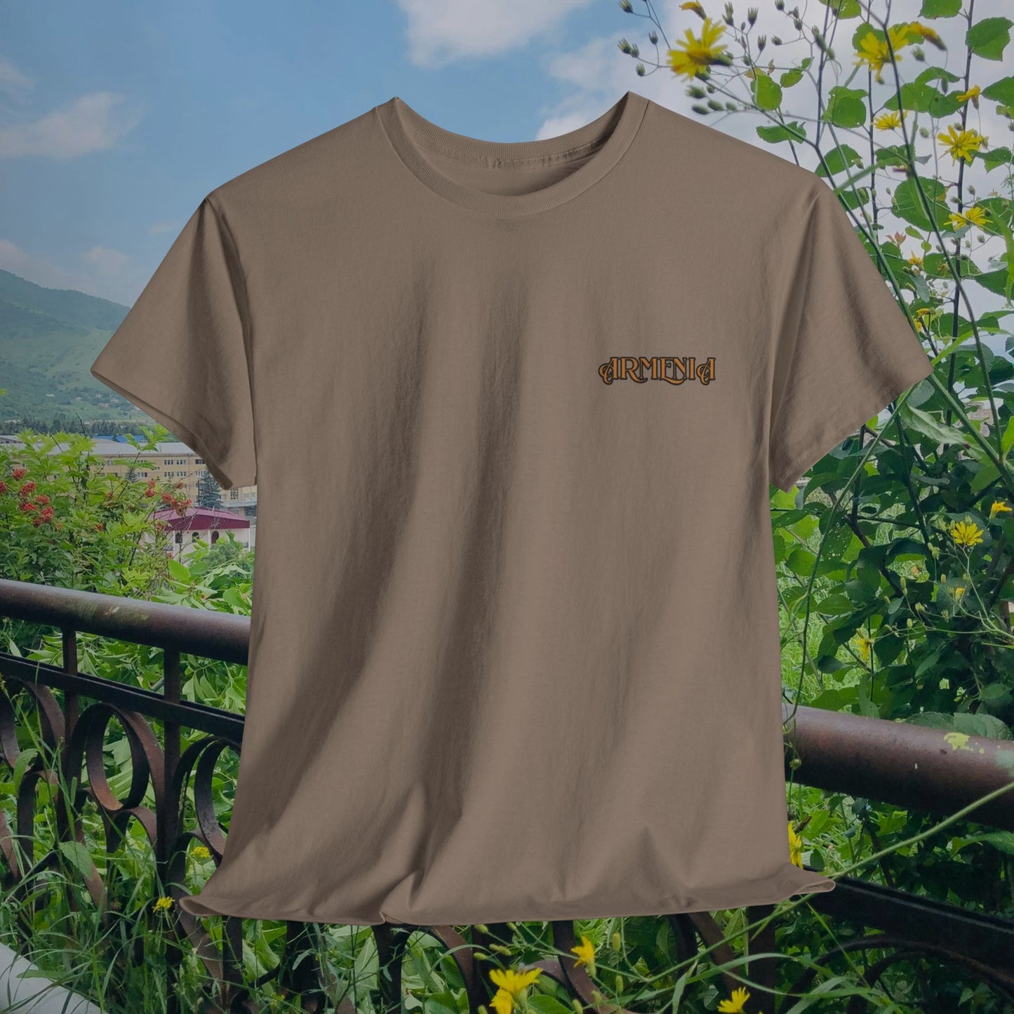Armenia Unisex Heavy Cotton Tee, Front Design Only