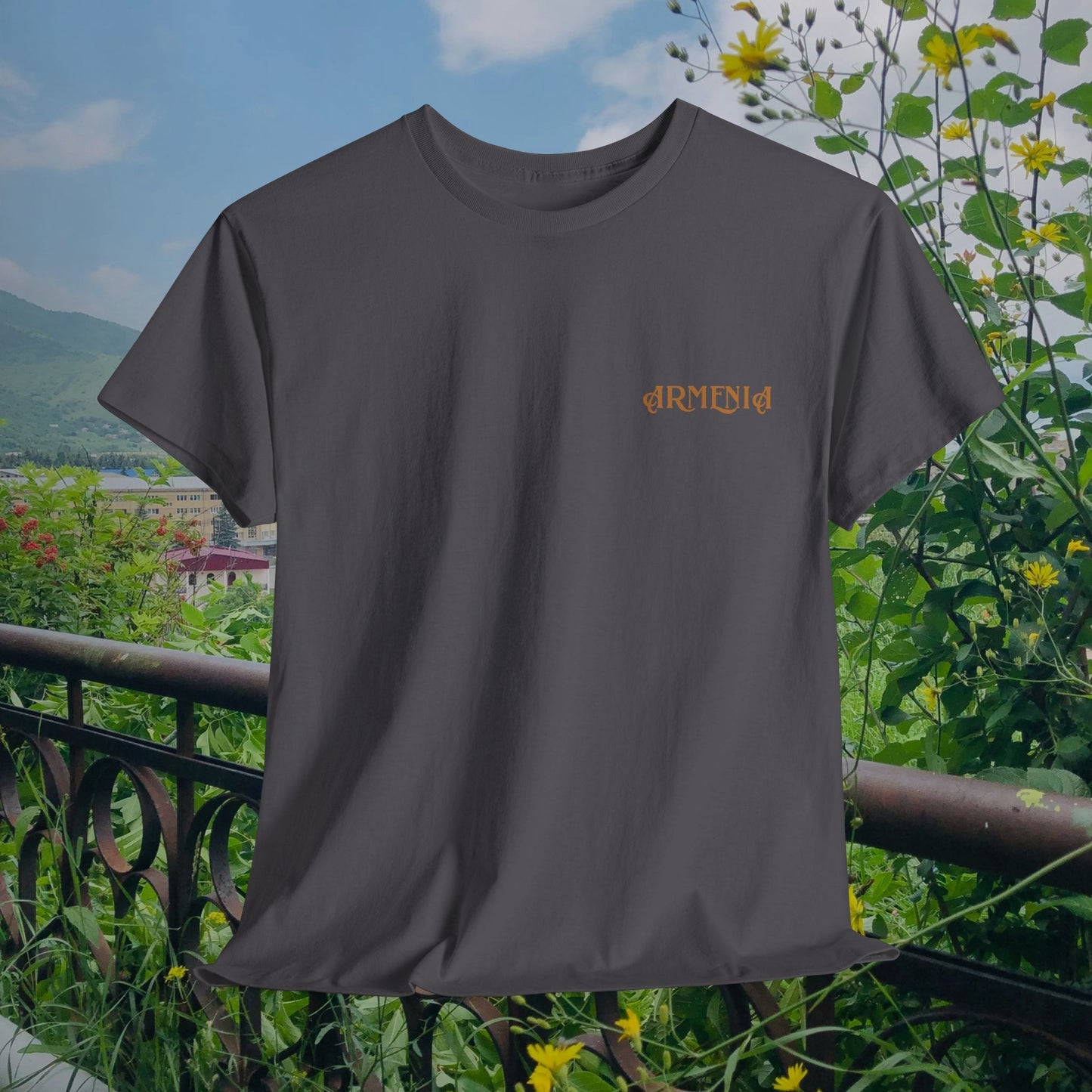 Armenia Unisex Heavy Cotton Tee, Front Design Only
