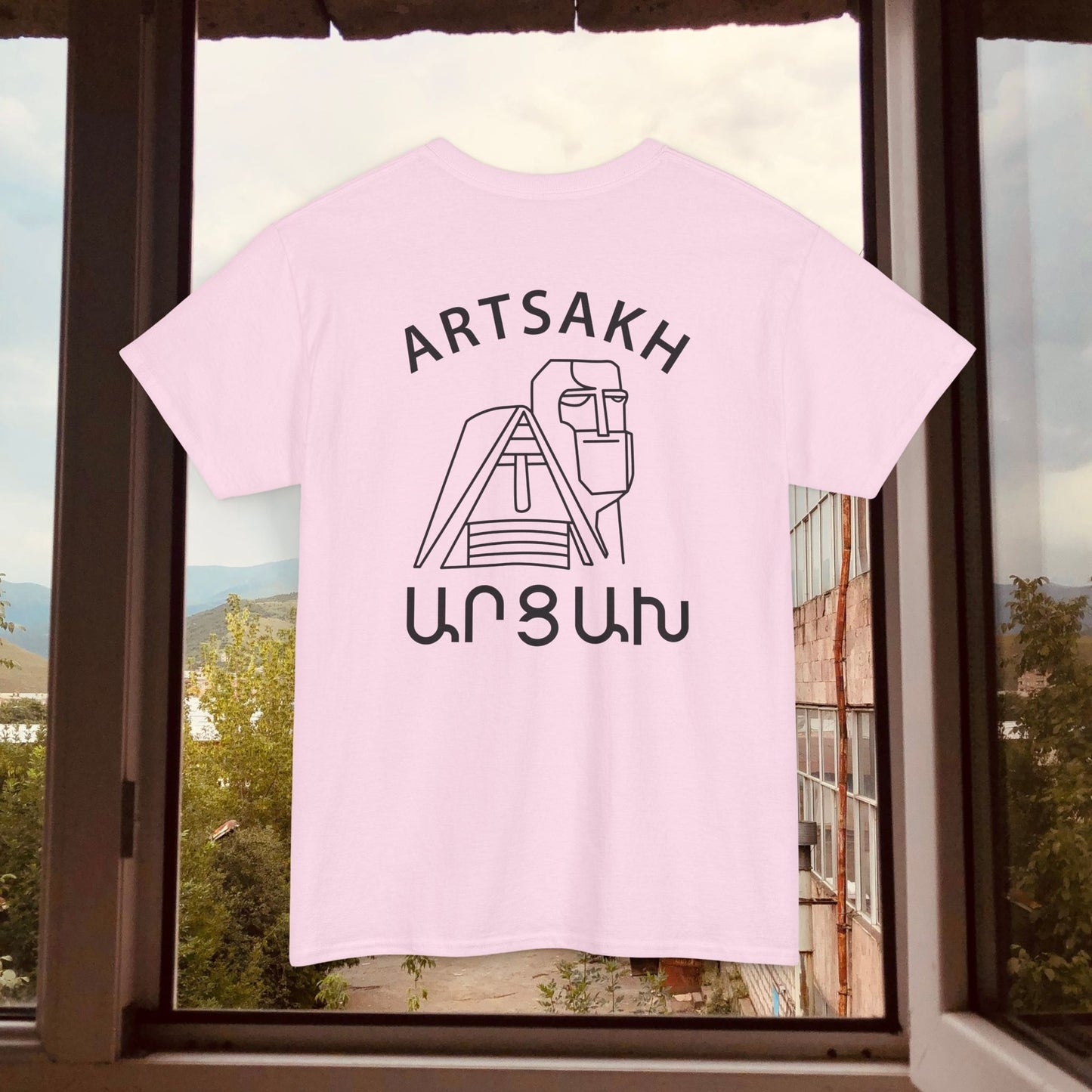 Vintage Artsakh Design Unisex Heavy Cotton Tee, T-Shirt