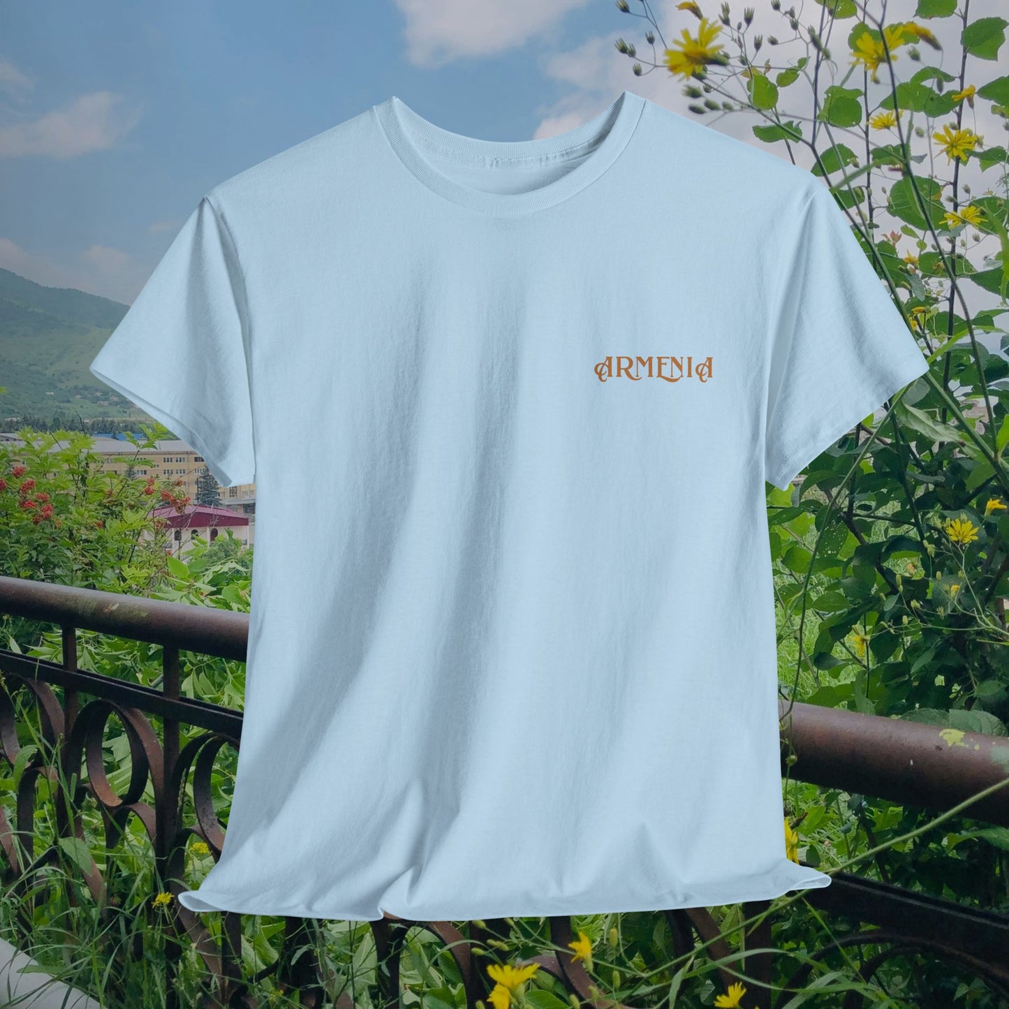 Armenia Unisex Heavy Cotton Tee, Front Design Only
