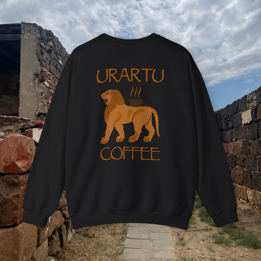 Urartu Coffeehouse English Design Unisex Crewneck Sweater, Sweatshirt