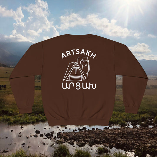 Vintage Artsakh Design Unisex Crewneck Sweatshirt Sweater