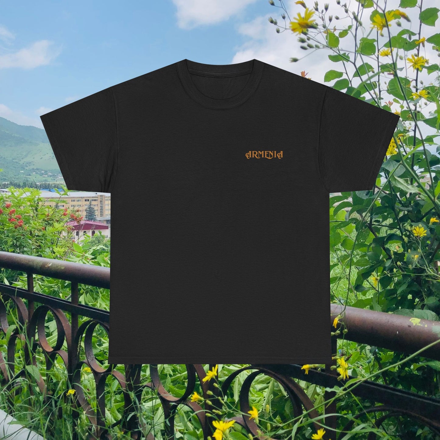 Armenia Unisex Heavy Cotton Tee, Front Design Only