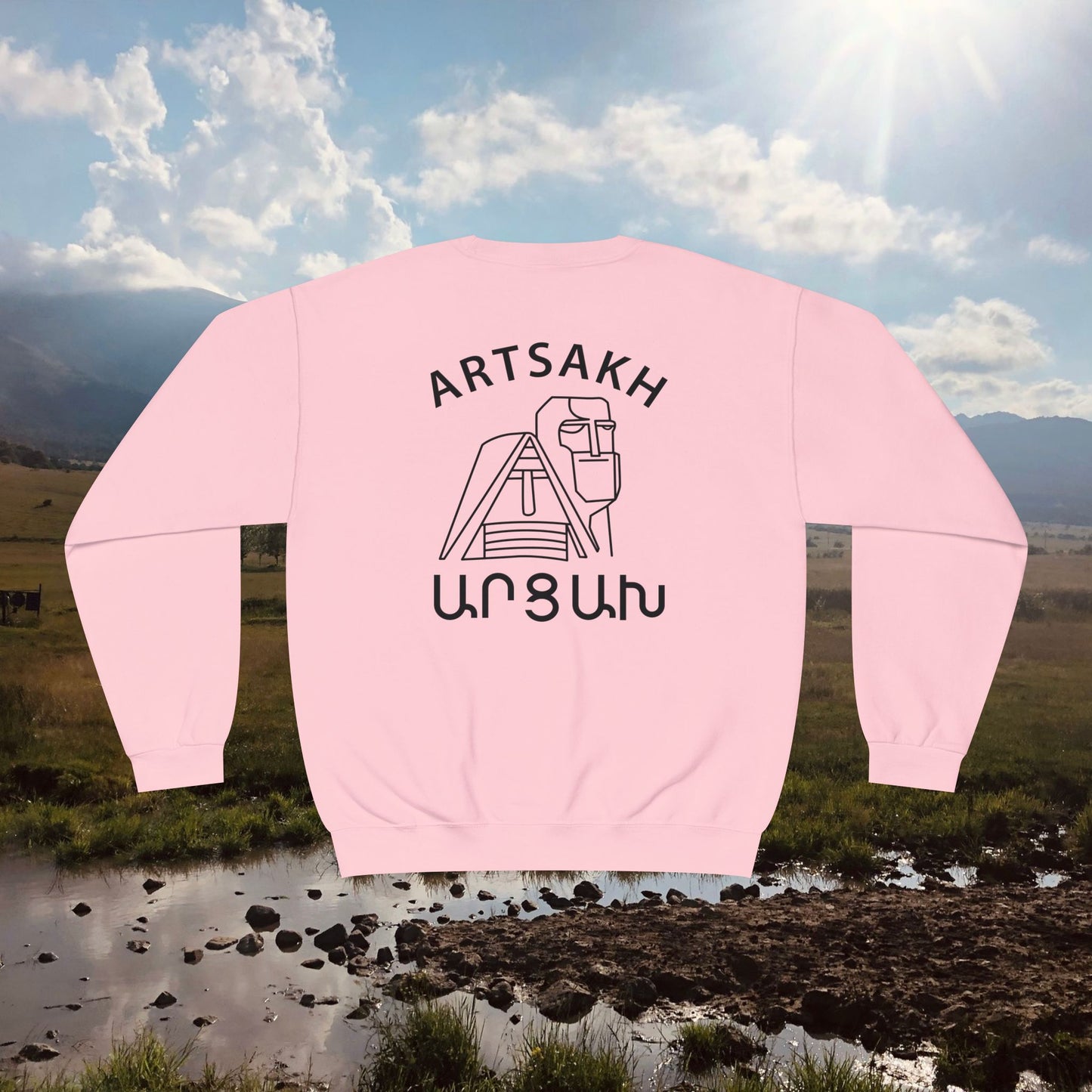 Vintage Artsakh Design Unisex Crewneck Sweatshirt Sweater