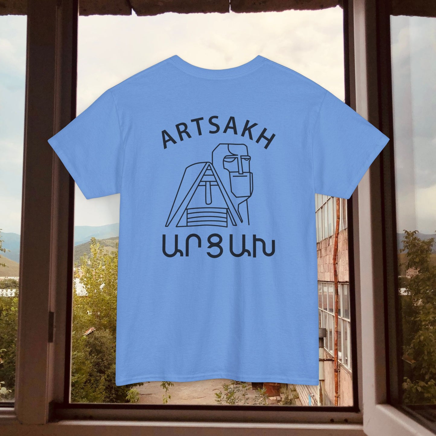 Vintage Artsakh Design Unisex Heavy Cotton Tee, T-Shirt