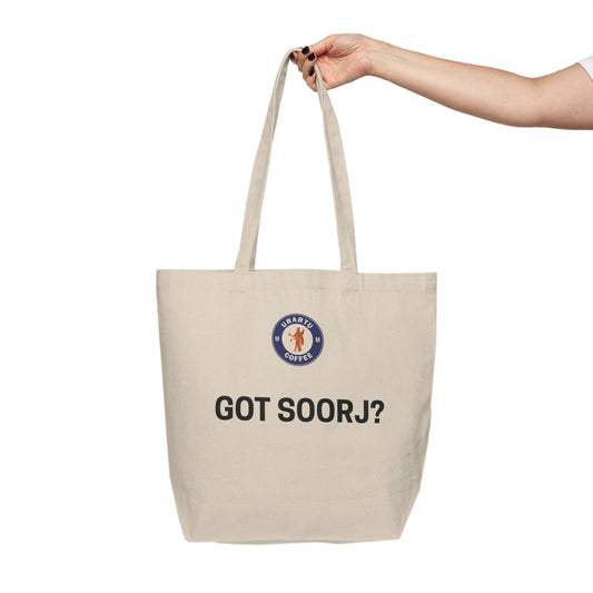 "Got Soorj?" Original Urartu Coffee Design Cotton Canvas Tote Bag